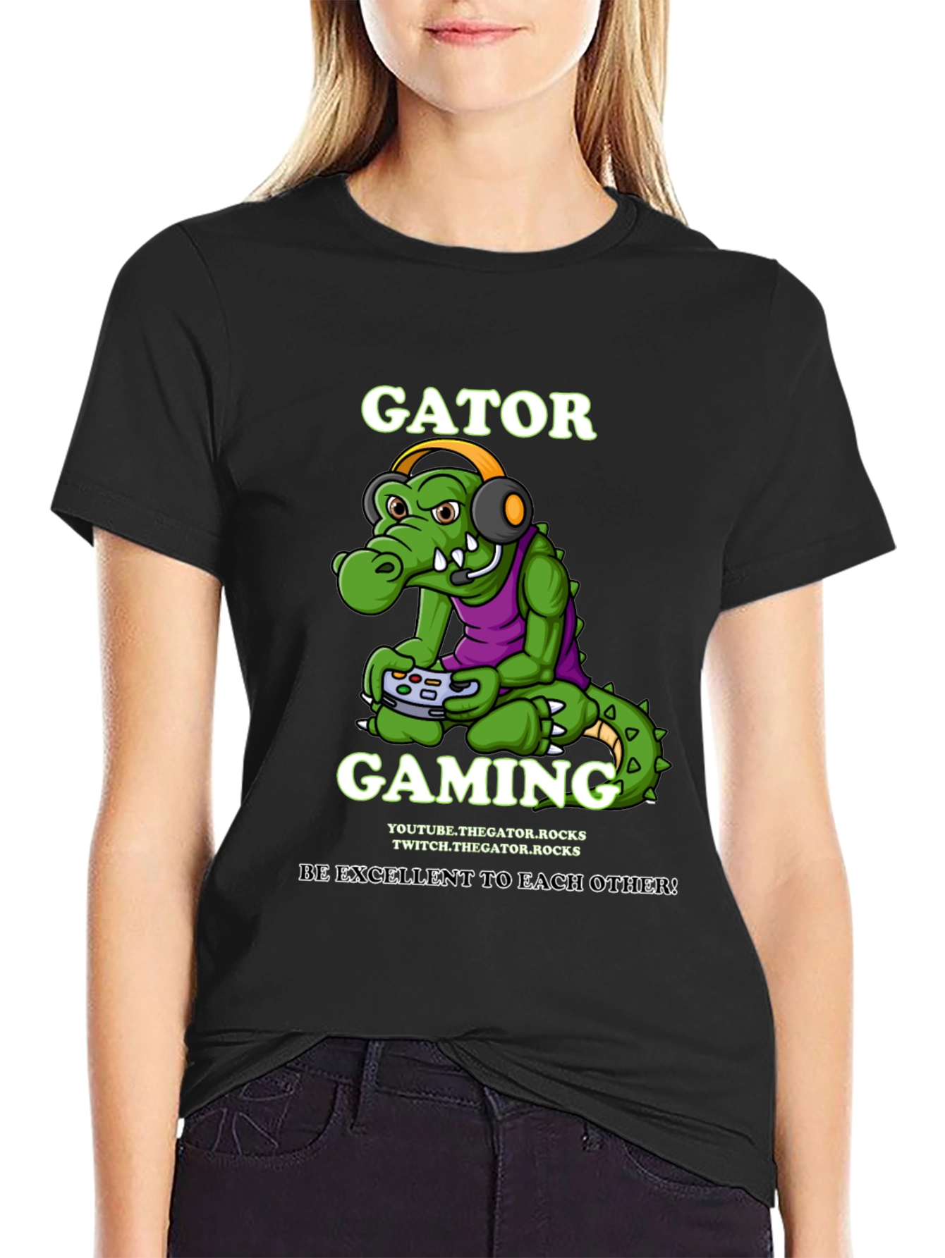 Gator Gaming Black T-Shirt