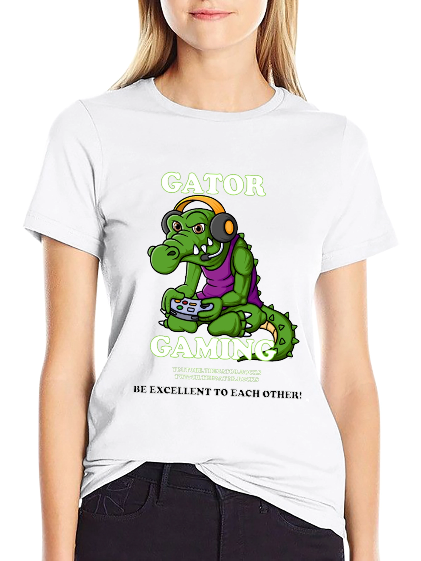Gator Gaming Black T-Shirt