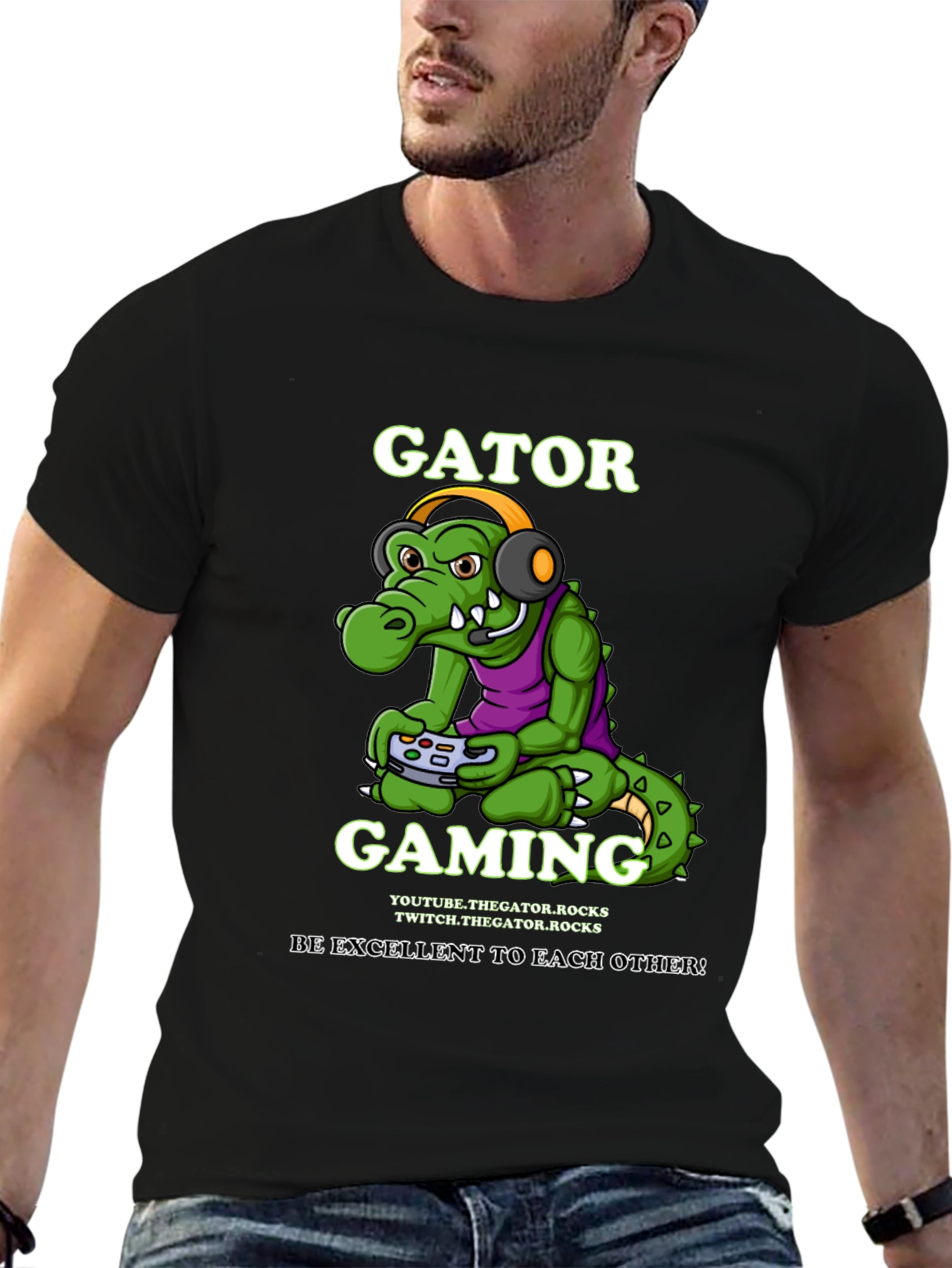 Gator Gaming Black T-Shirt
