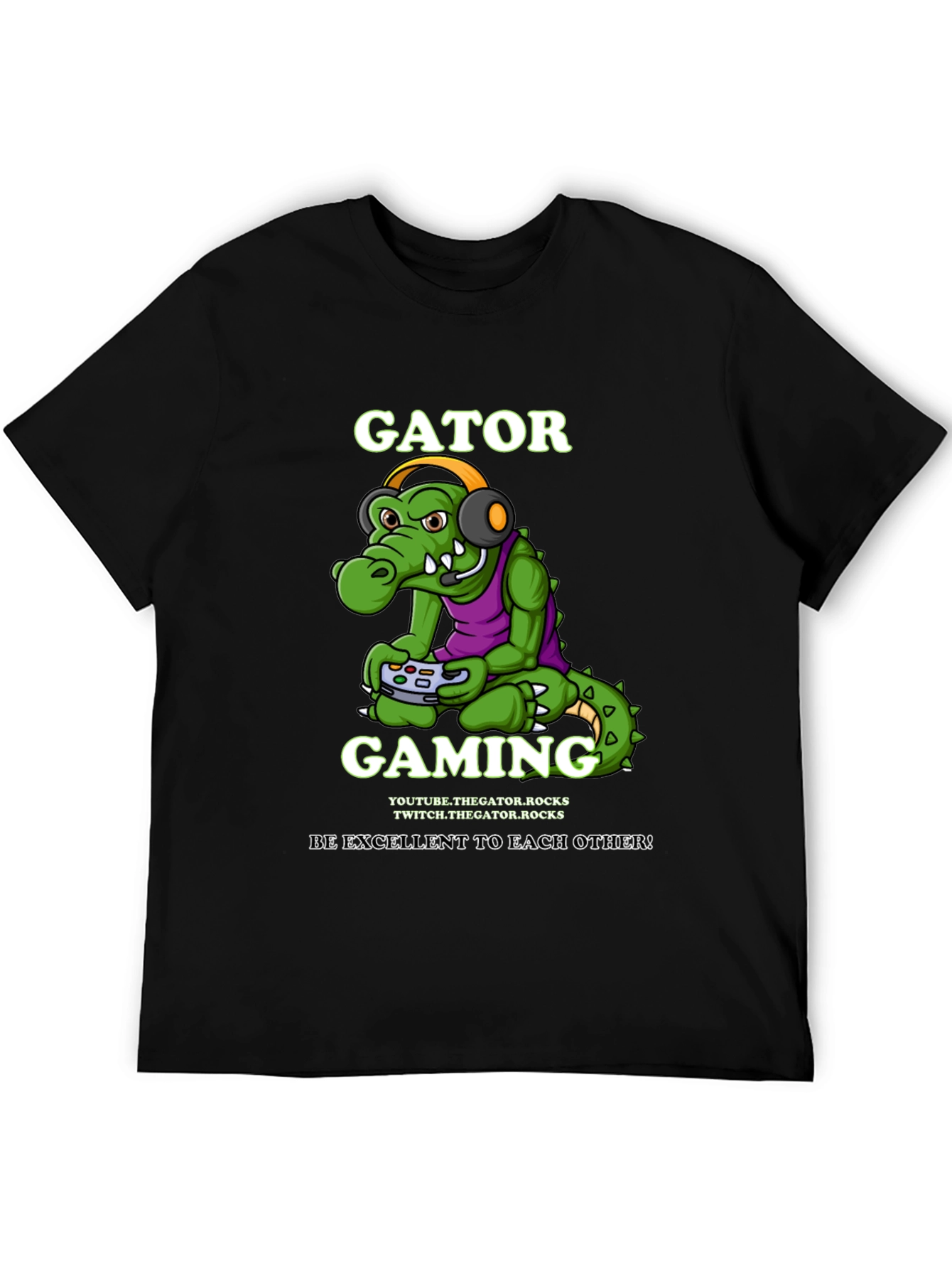 Gator Gaming Black T-Shirt