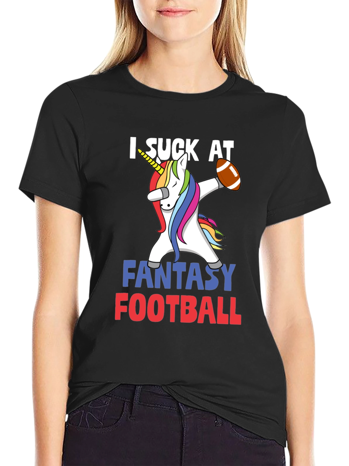 Funny Unicorn Fantasy Football T-Shirt