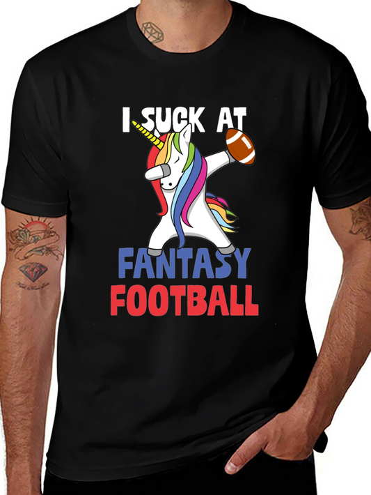 Funny Unicorn Fantasy Football T-Shirt