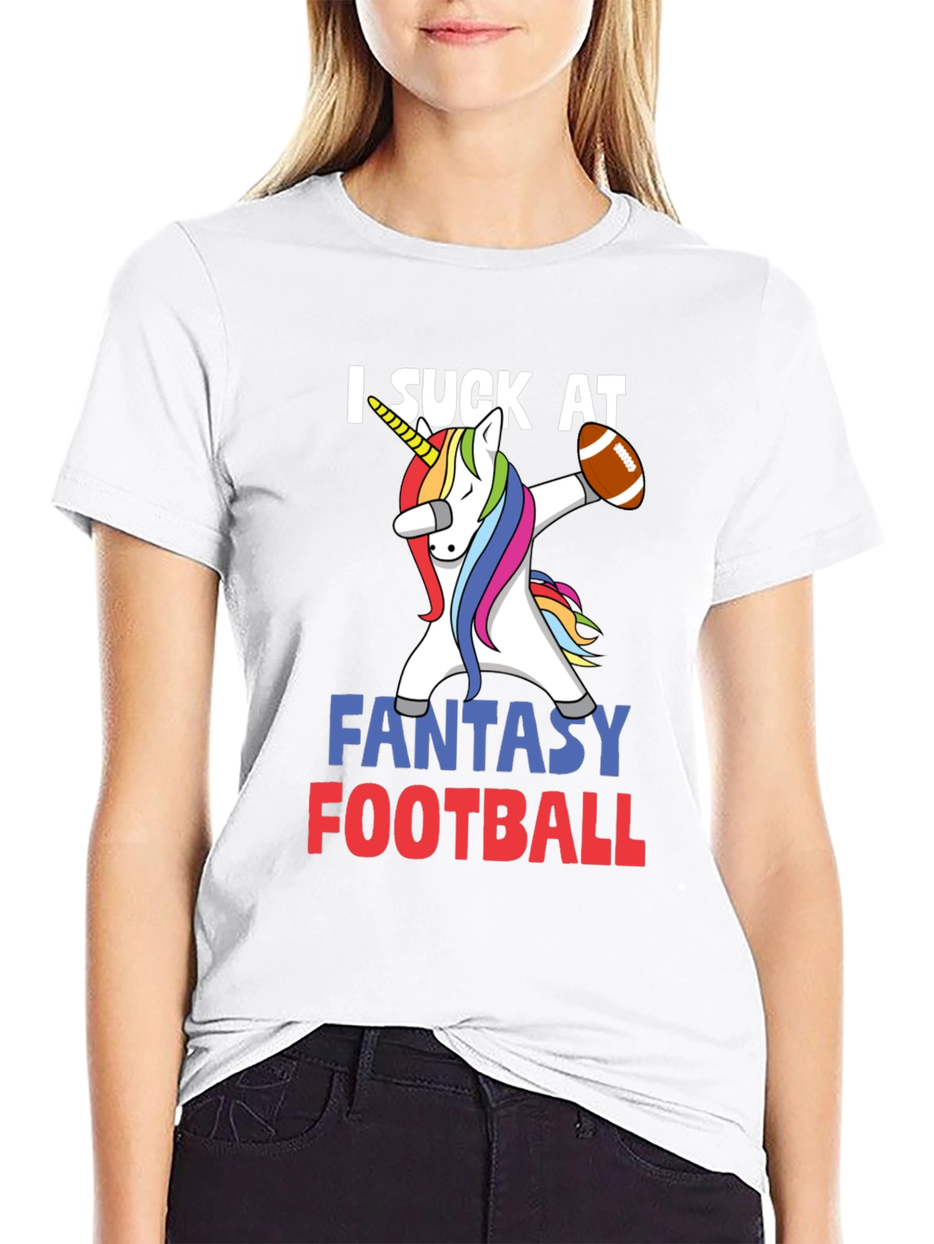 Funny Unicorn Fantasy Football T-Shirt