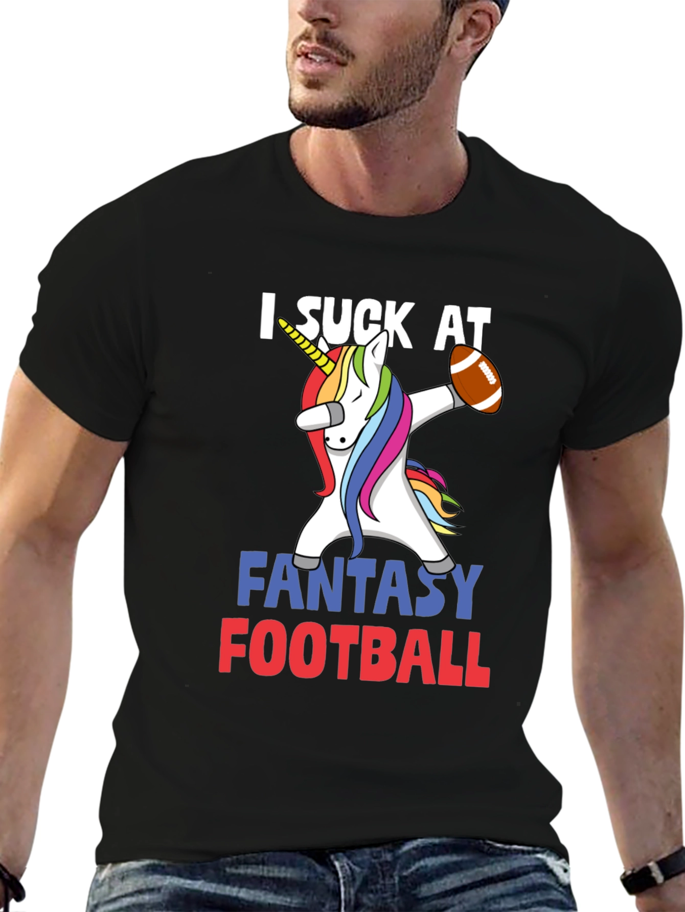 Funny Unicorn Fantasy Football T-Shirt