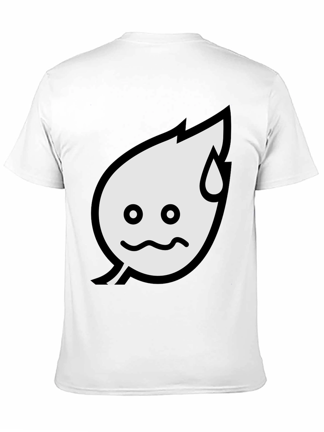 Funny Leaf Graphic Tee - Black