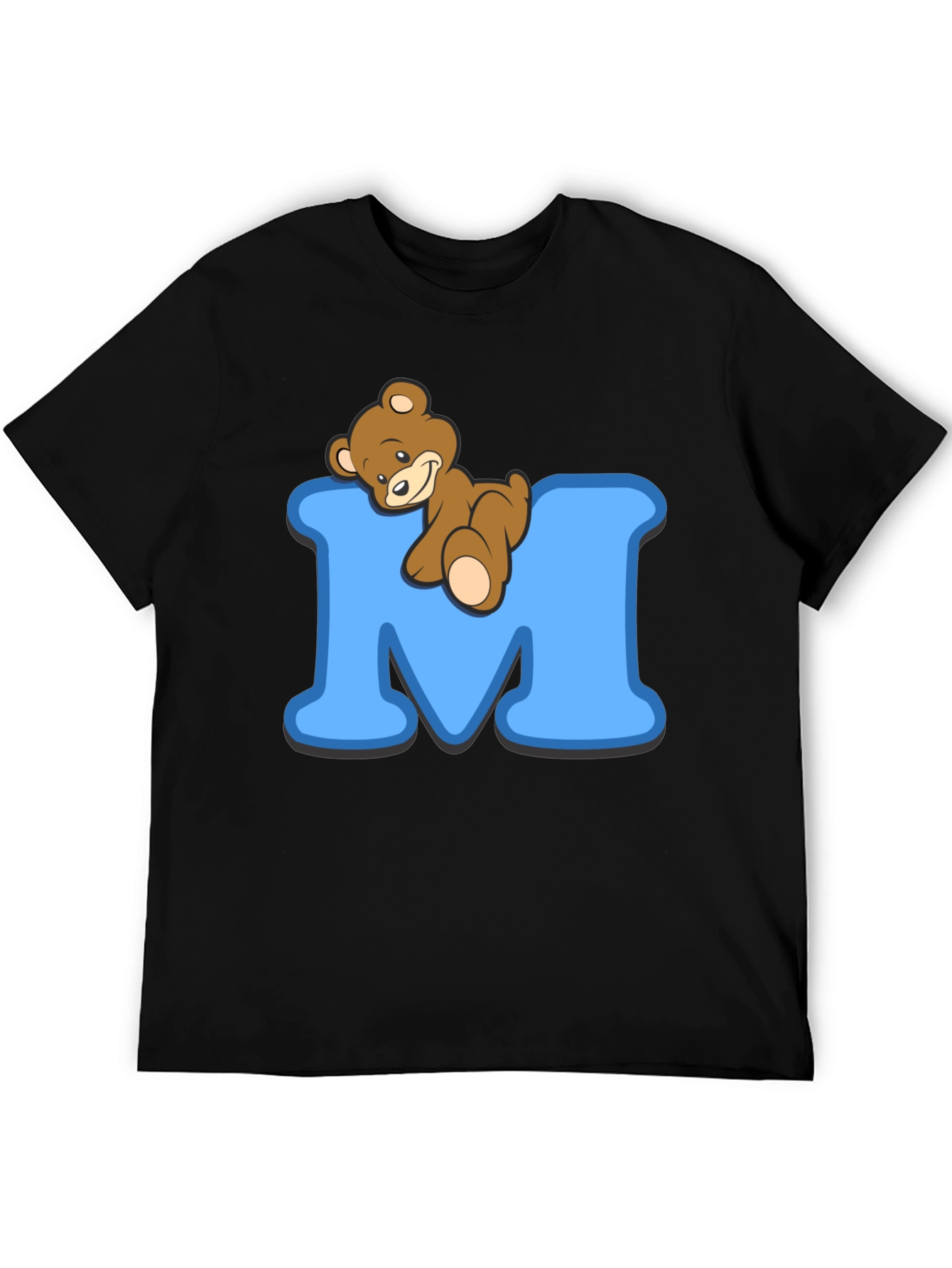 Teddy Bear M Initial T-Shirt
