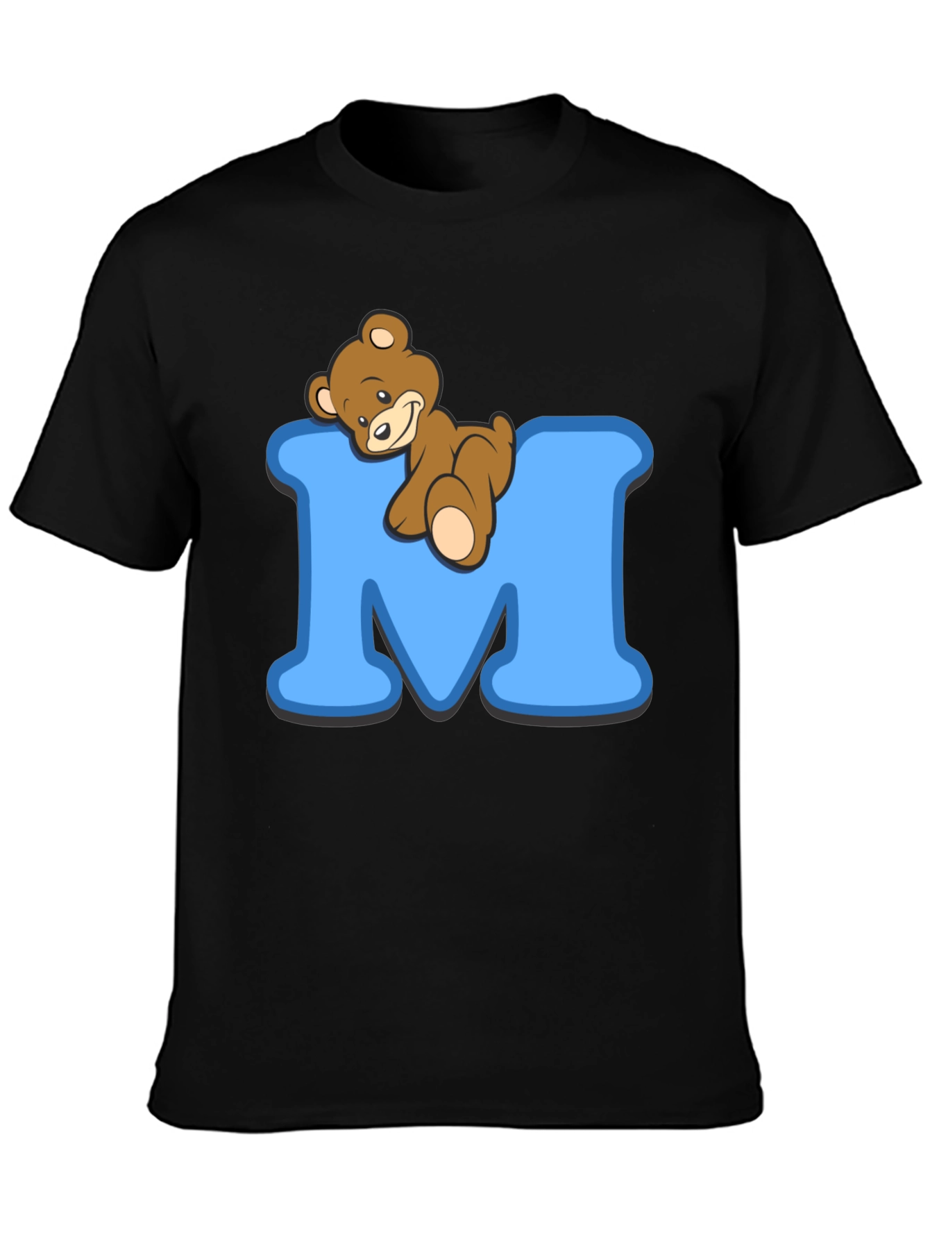 Teddy Bear M Initial T-Shirt