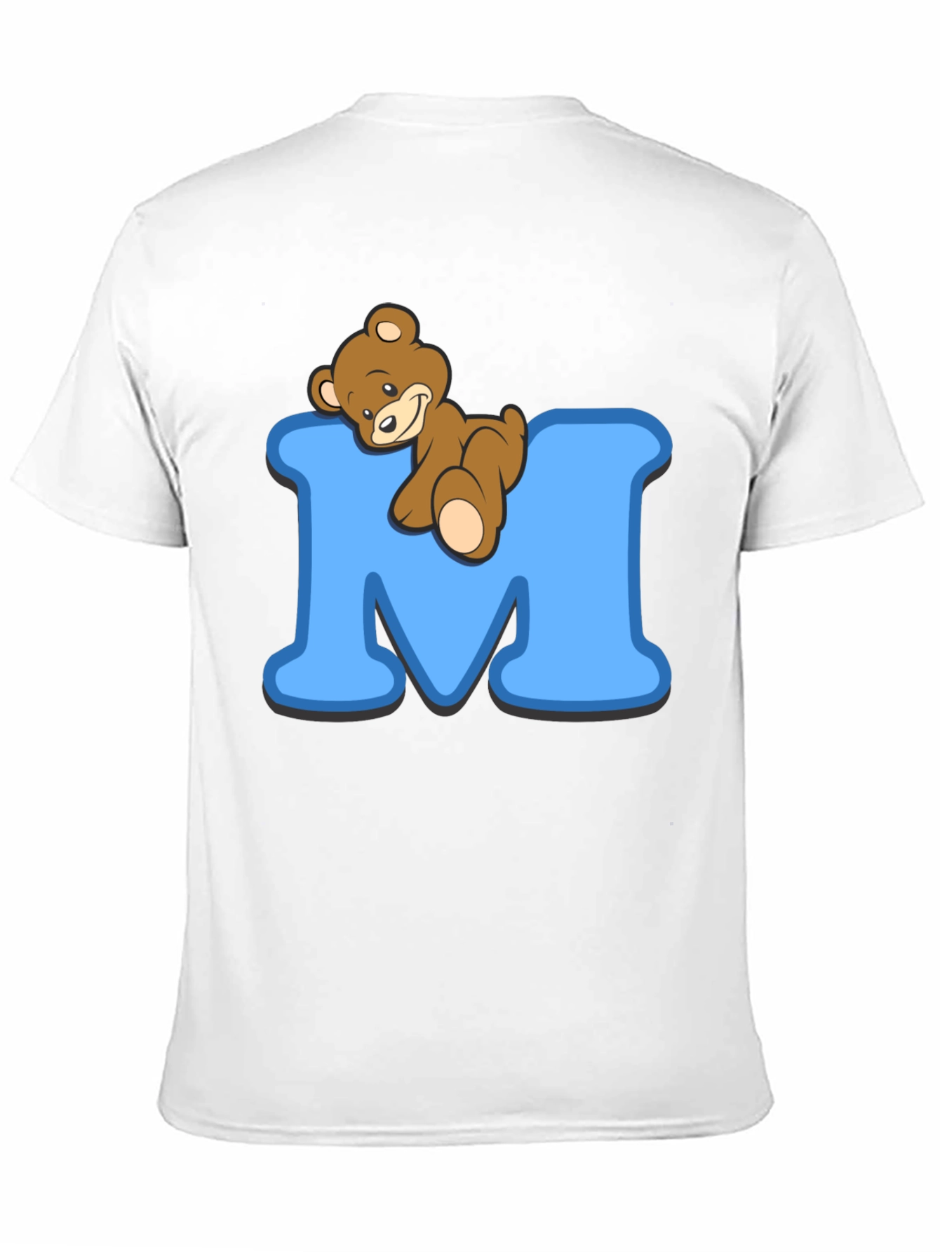 Teddy Bear M Initial T-Shirt
