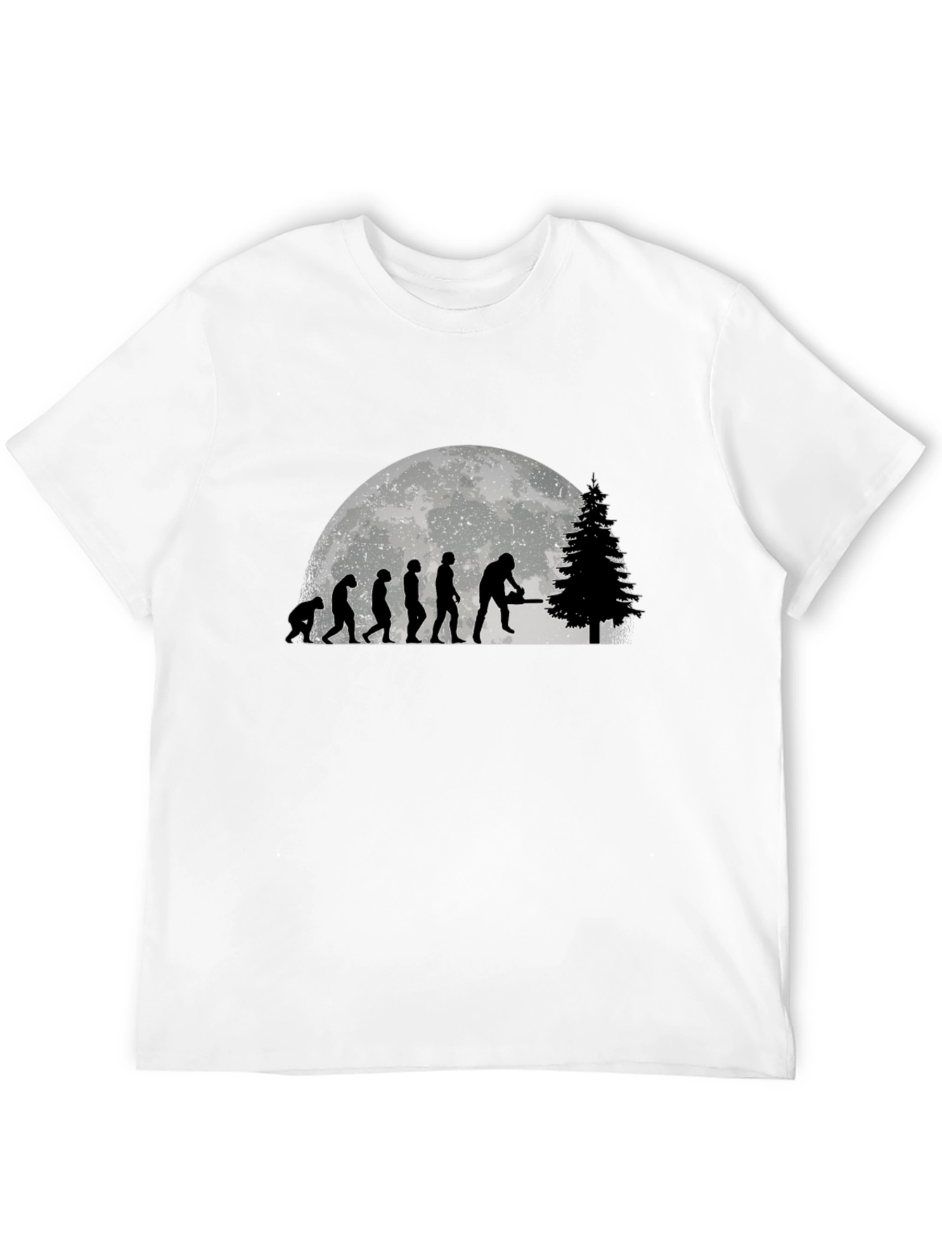 Lumberjack Evolution Black Graphic T-Shirt