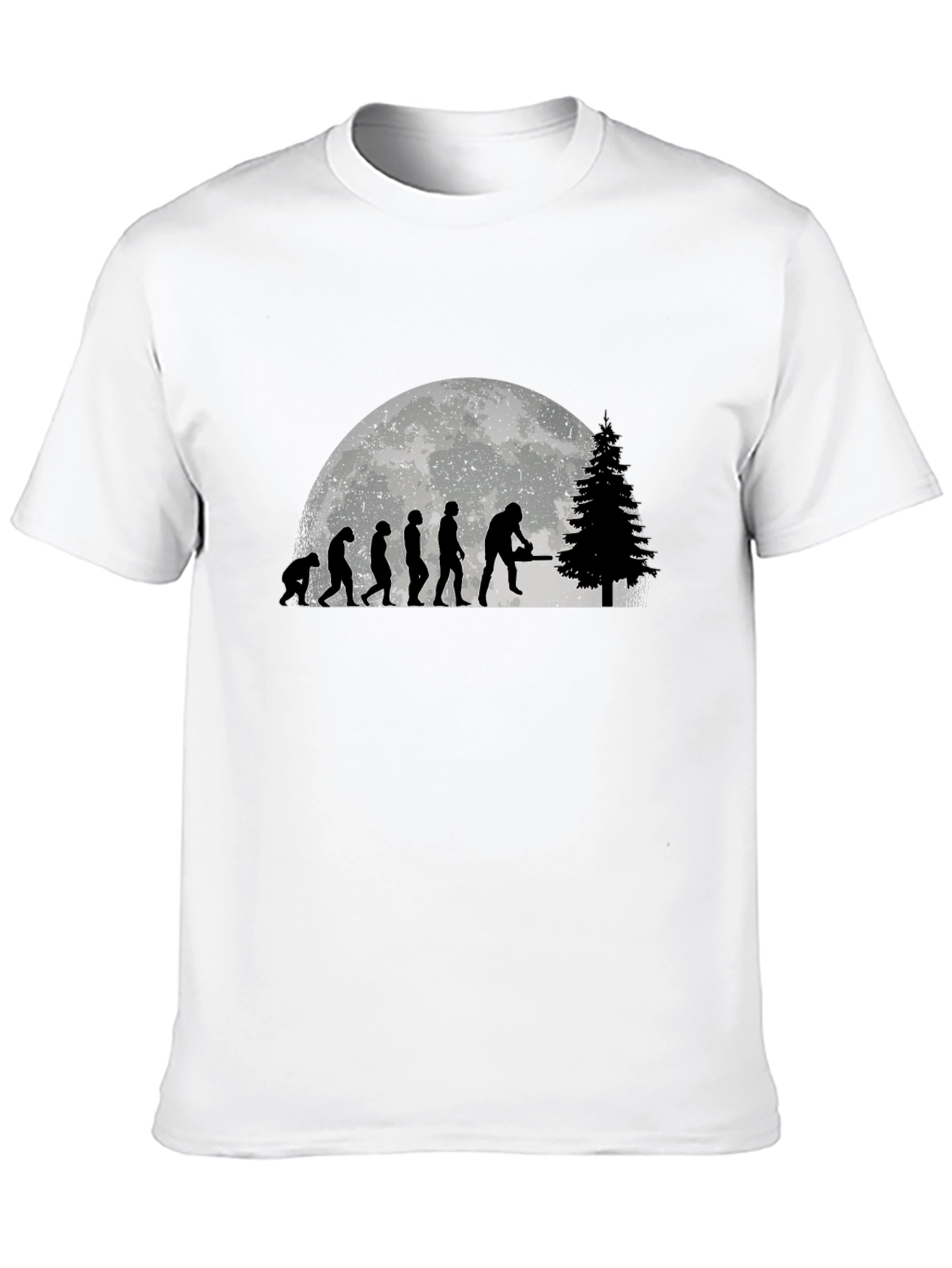 Lumberjack Evolution Black Graphic T-Shirt