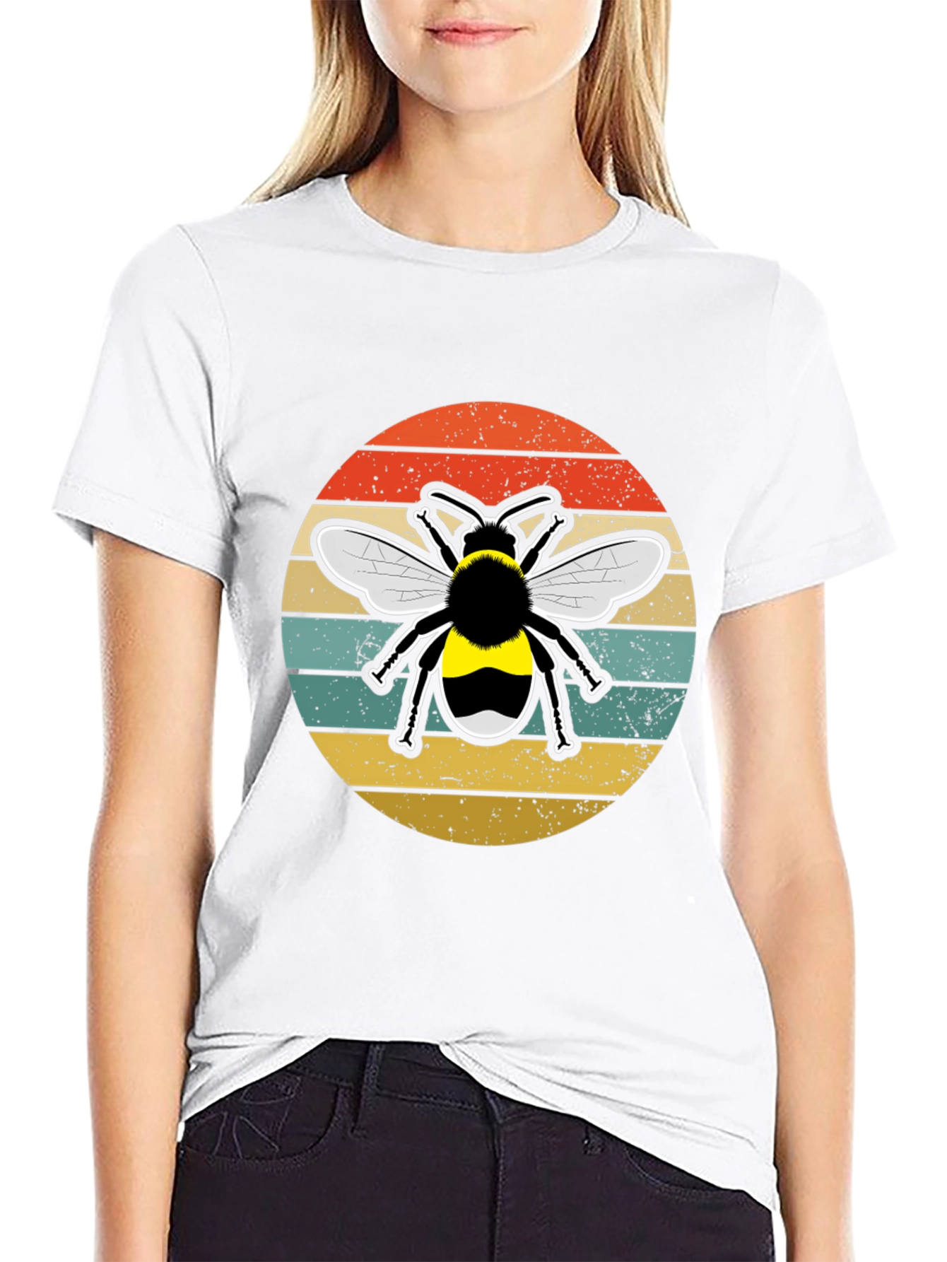 Retro Bee Graphic Tee - Unisex