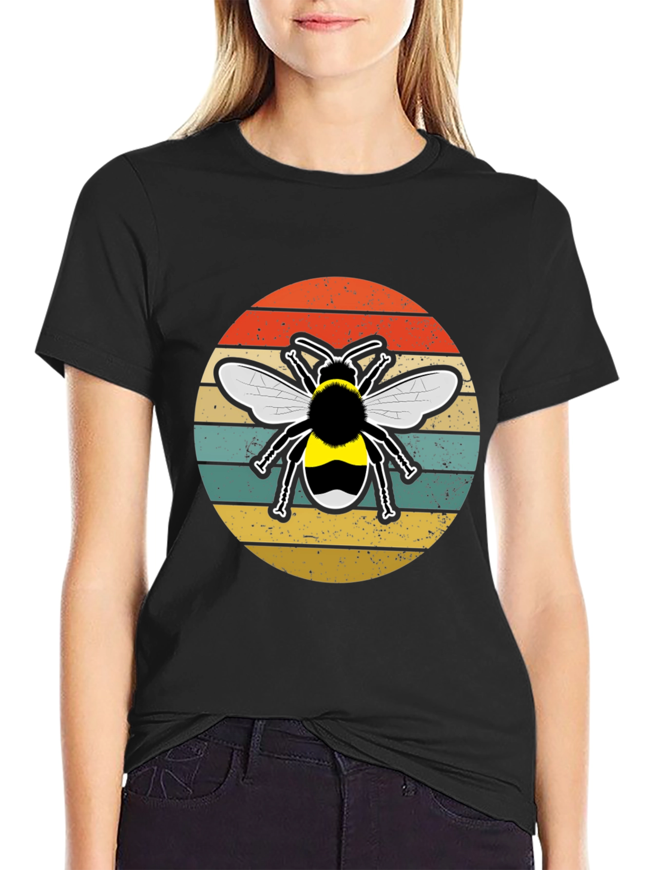Retro Bee Graphic Tee - Unisex