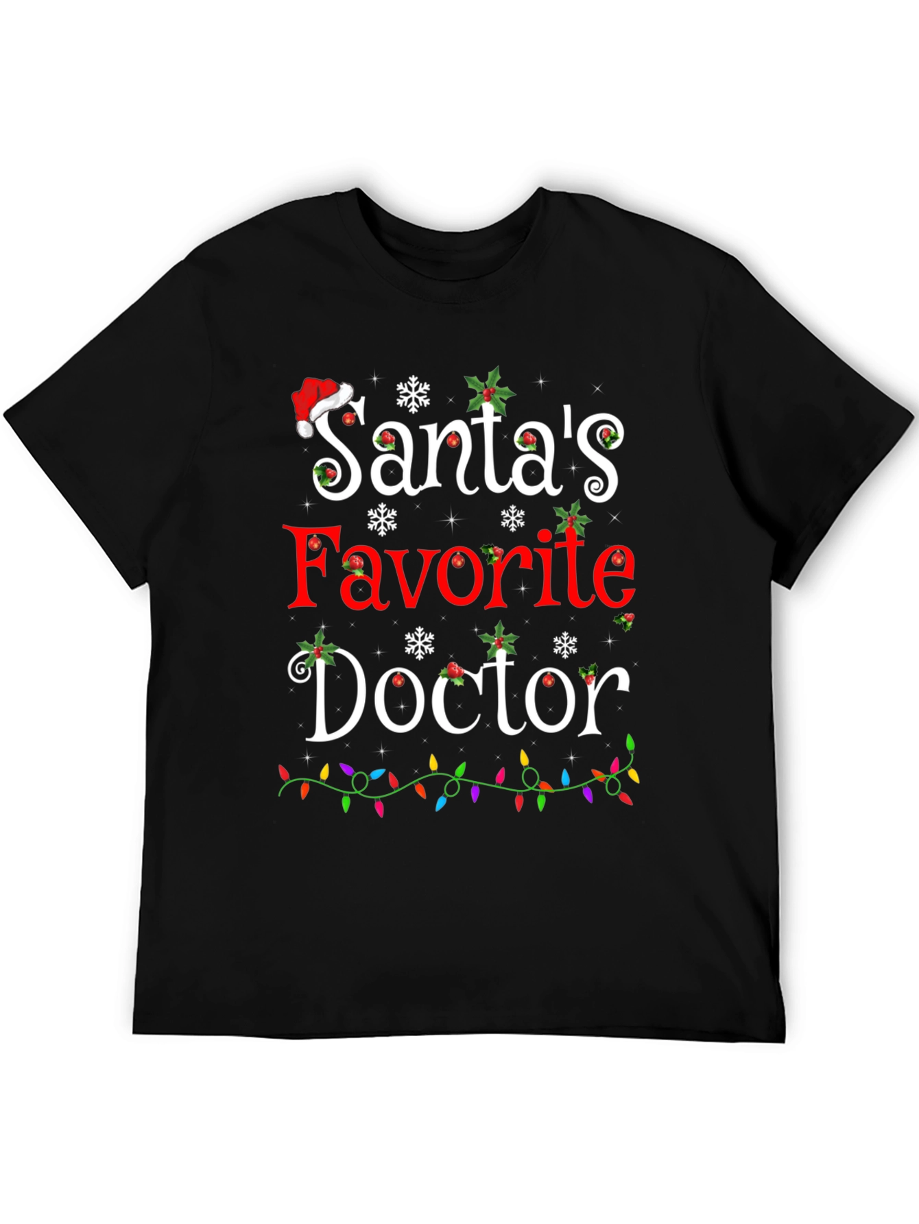 Santas Favorite Doctor Christmas T-Shirt