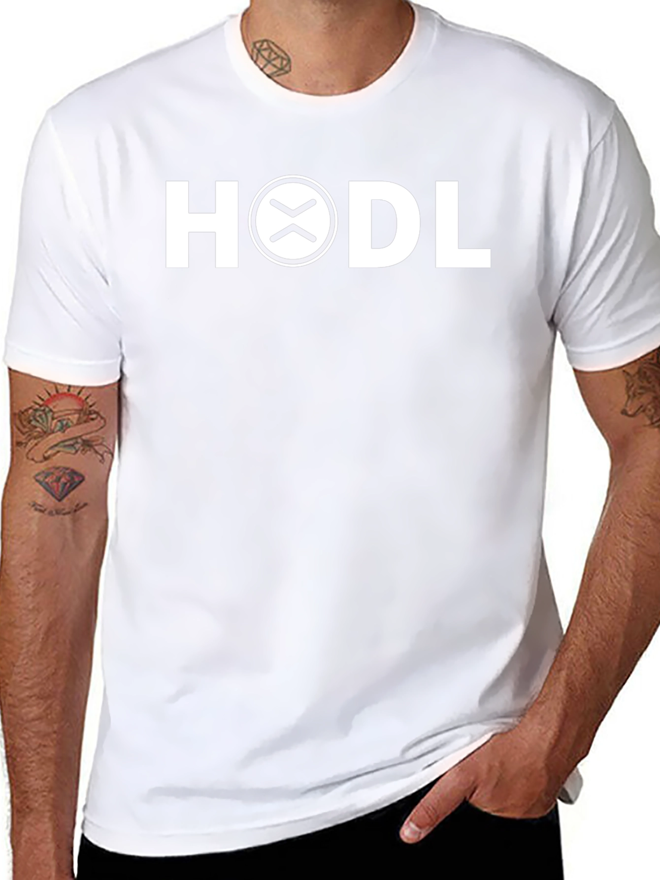 HODL Crypto T-Shirt - Bitcoin Blockchain Investor Tee