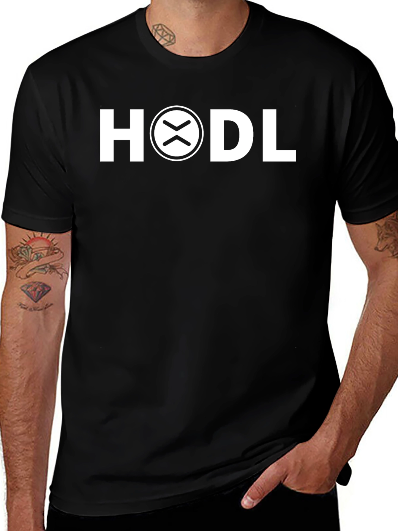 HODL Crypto T-Shirt - Bitcoin Blockchain Investor Tee