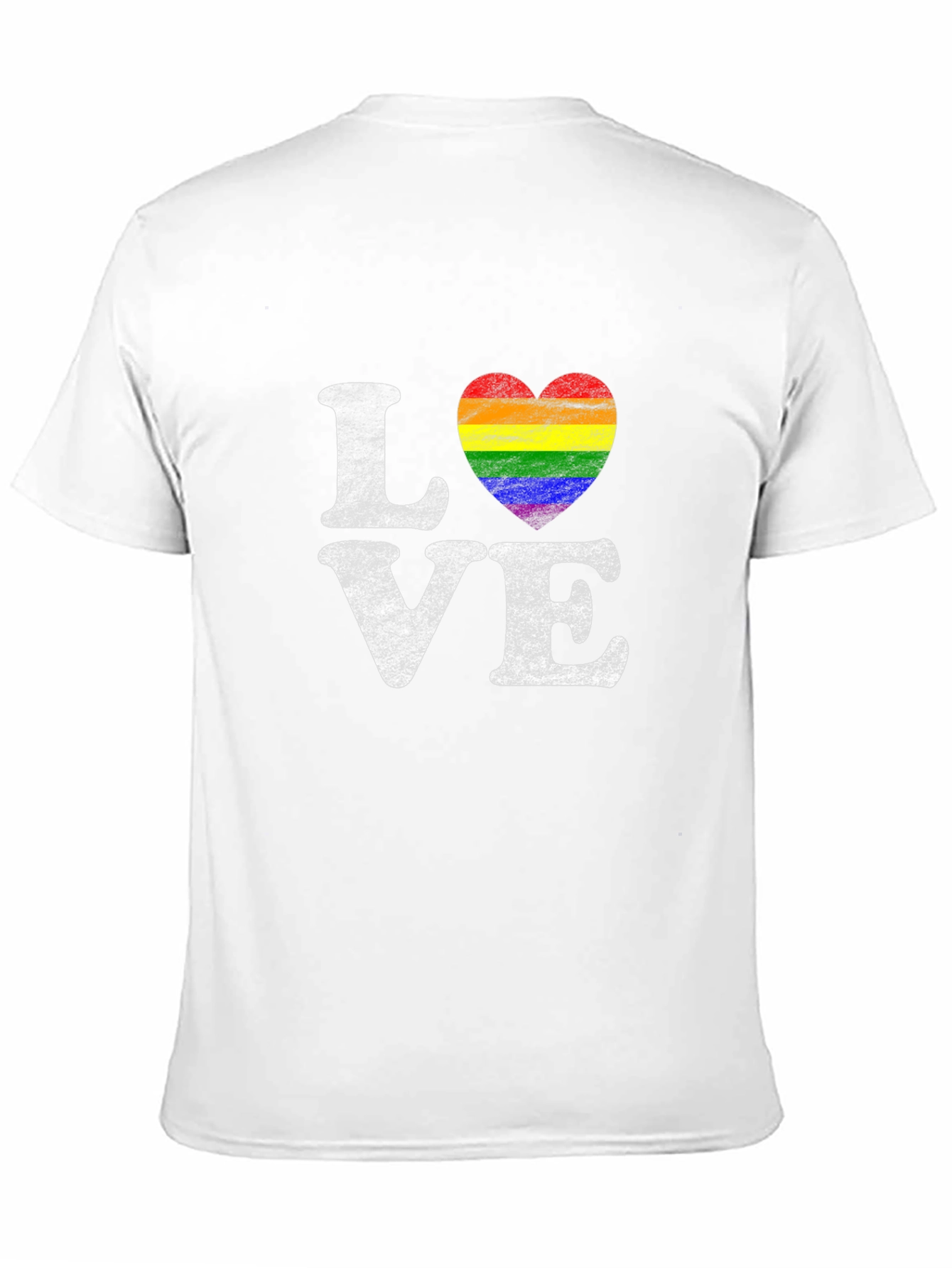 Love Rainbow Heart Graphic T-Shirt
