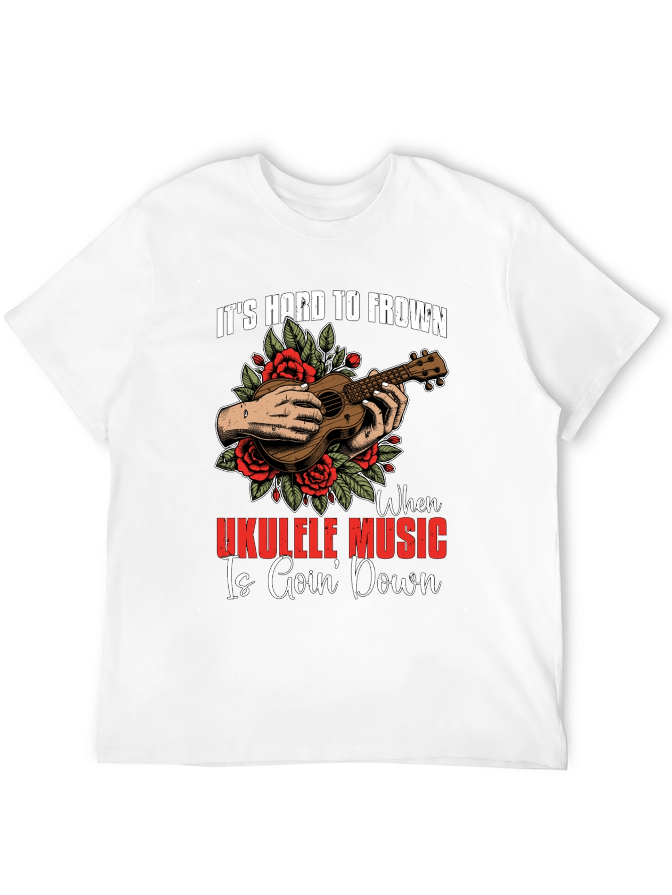 Ukulele Music Graphic T-Shirt