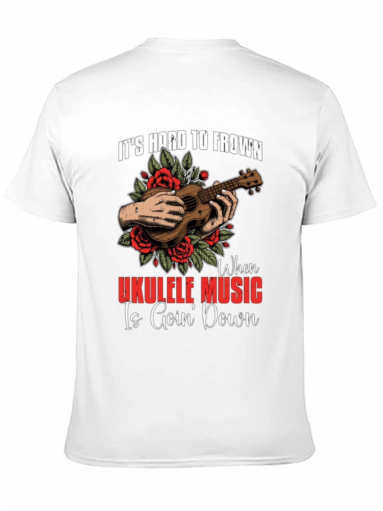 Ukulele Music Graphic T-Shirt