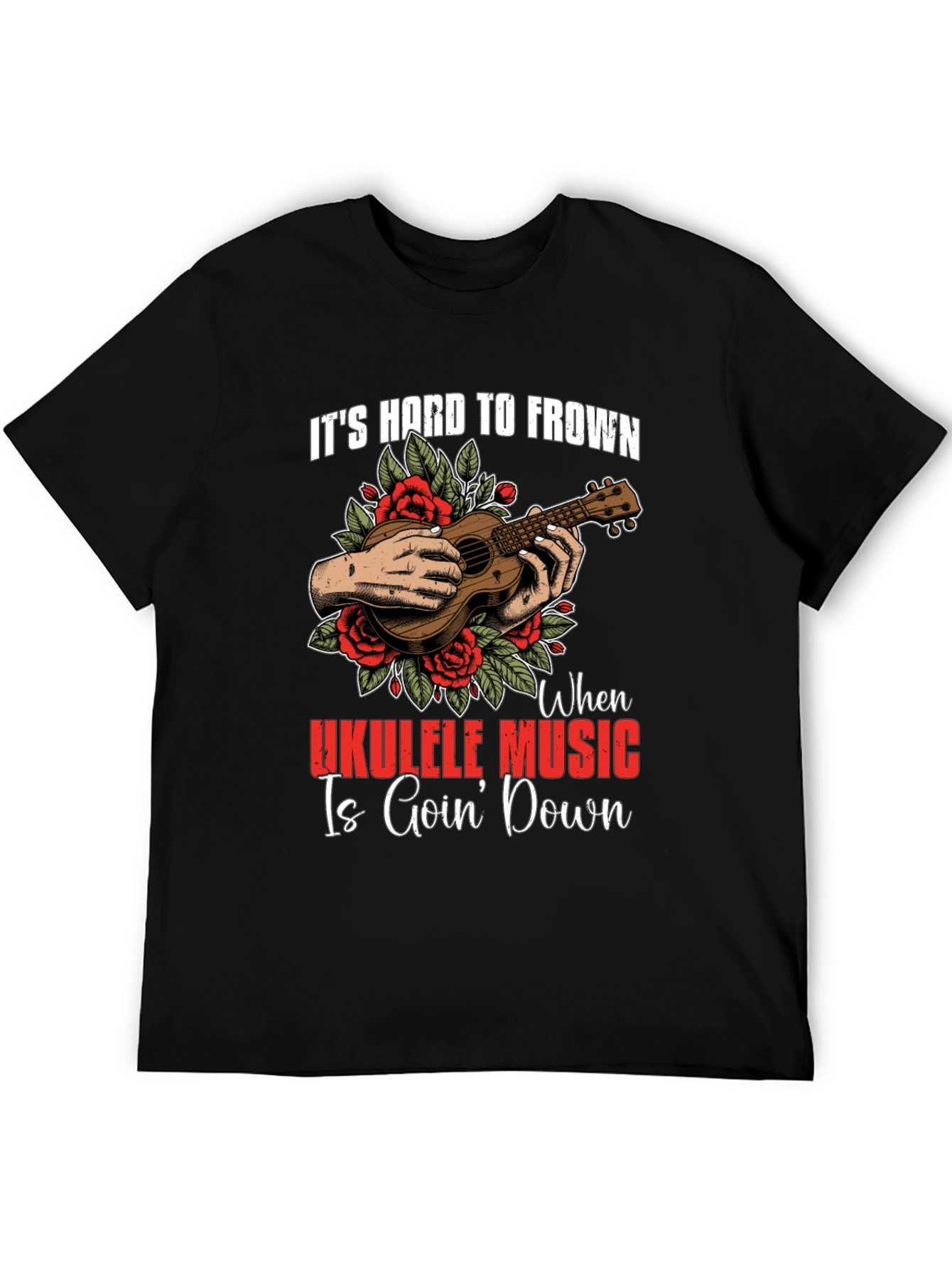 Ukulele Music Graphic T-Shirt