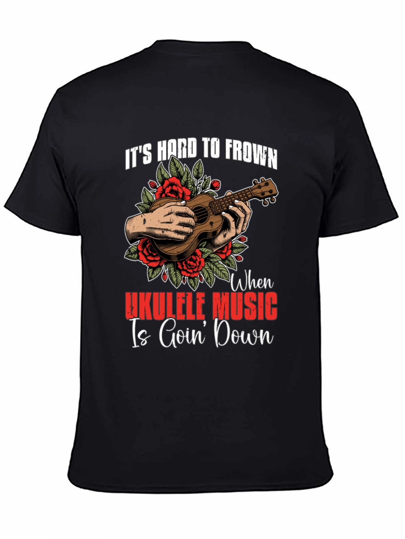 Ukulele Music Graphic T-Shirt