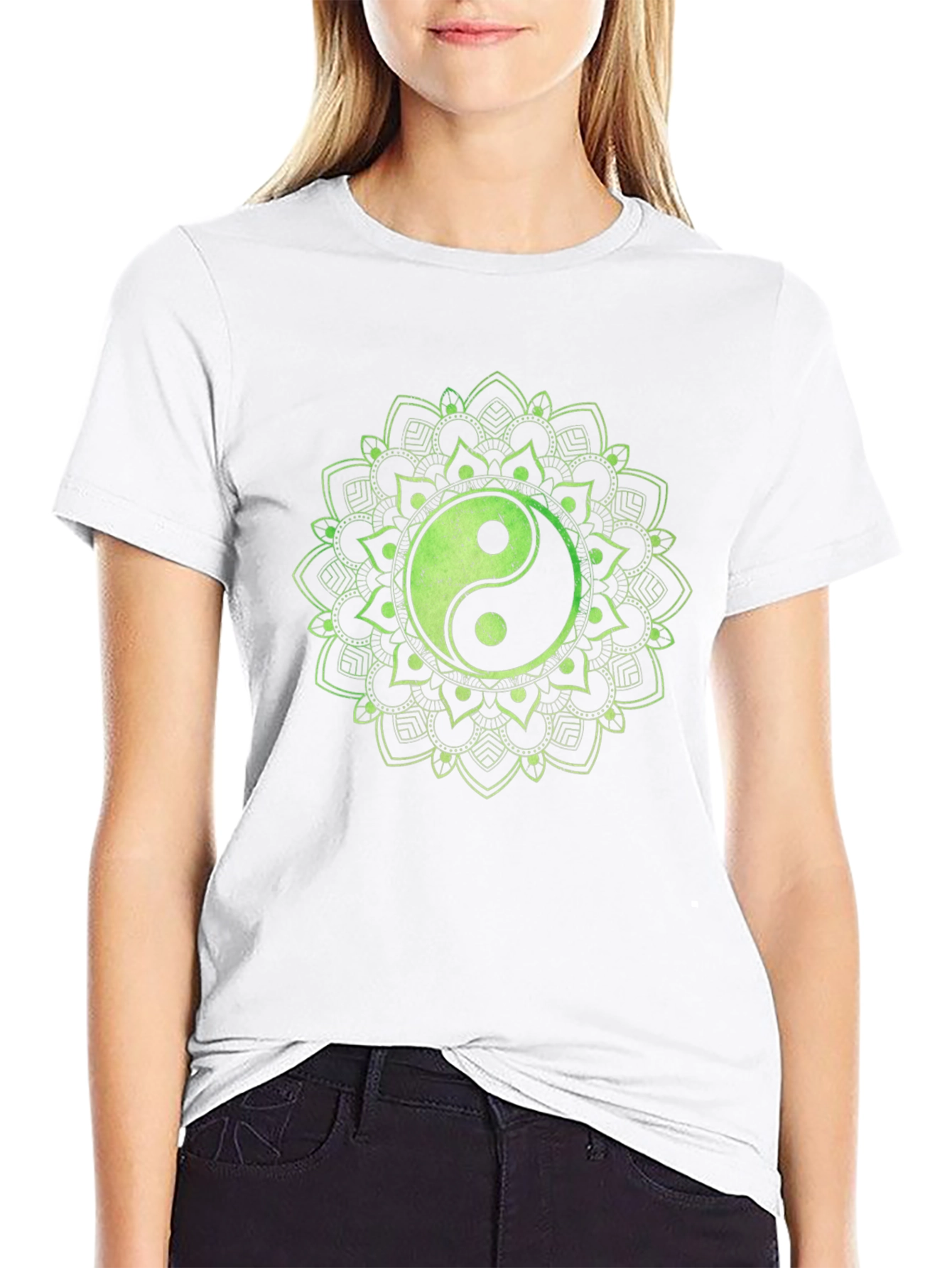 Yin Yang Mandala Graphic Tee
