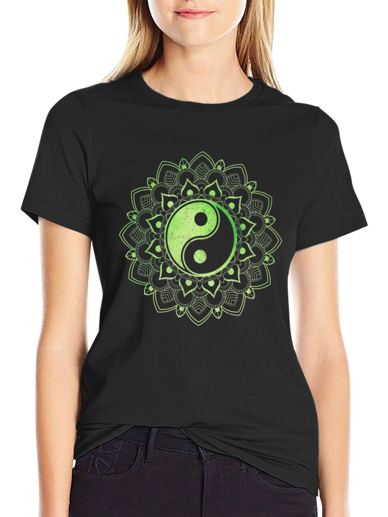 Yin Yang Mandala Graphic Tee