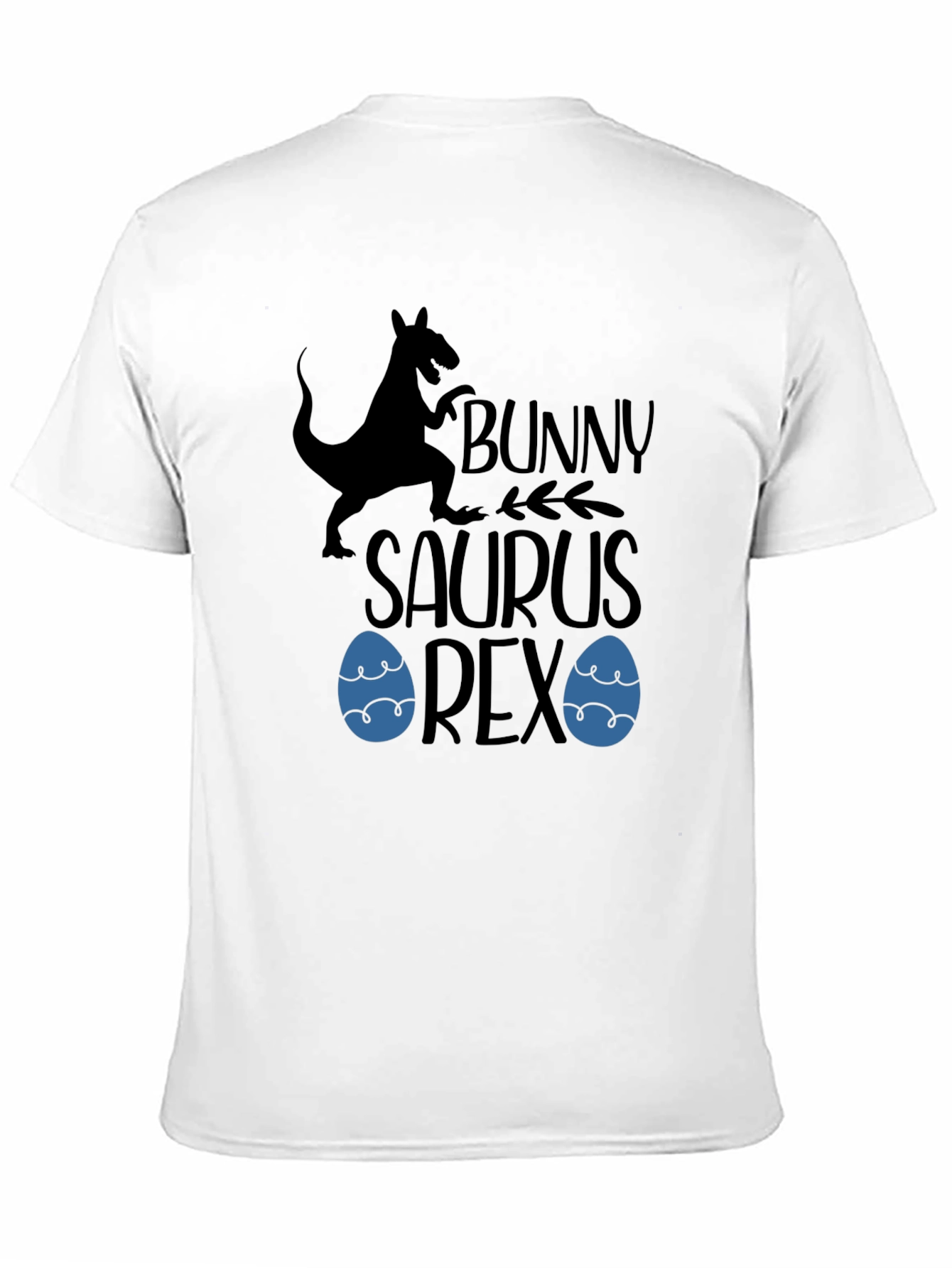 Bunny Saurus Rex Black T-Shirt