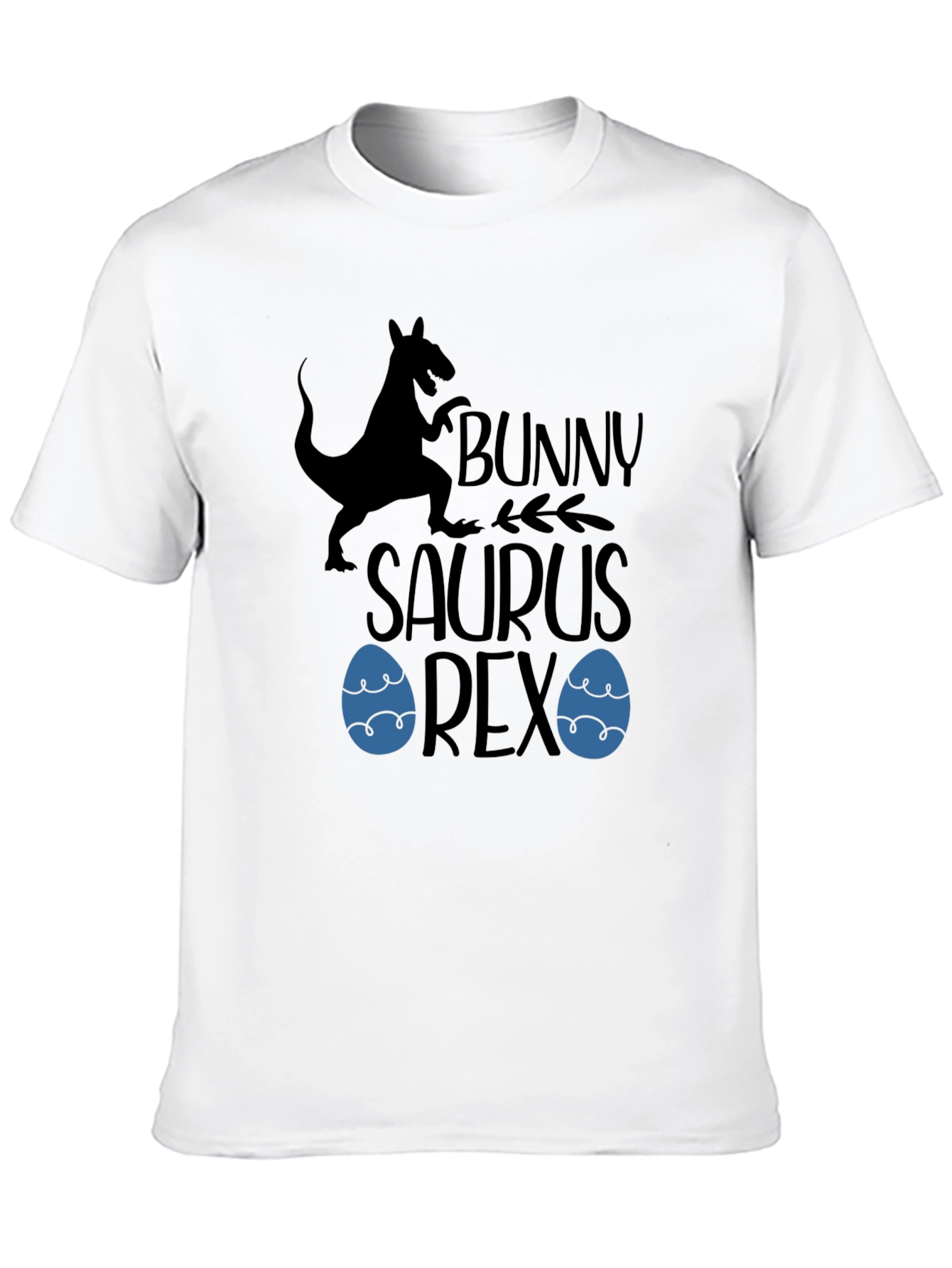 Bunny Saurus Rex Black T-Shirt