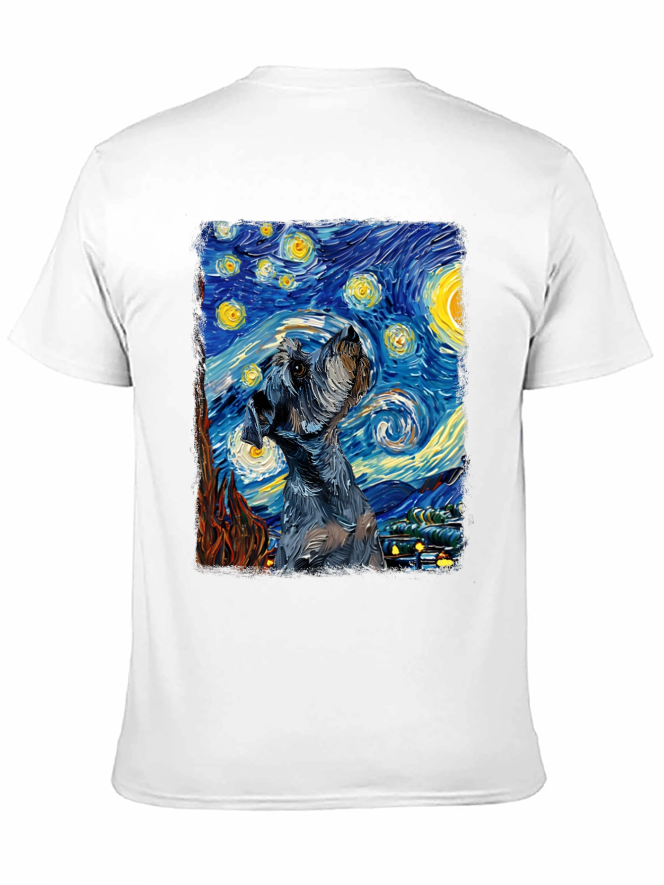 Starry Night Schnauzer T-Shirt