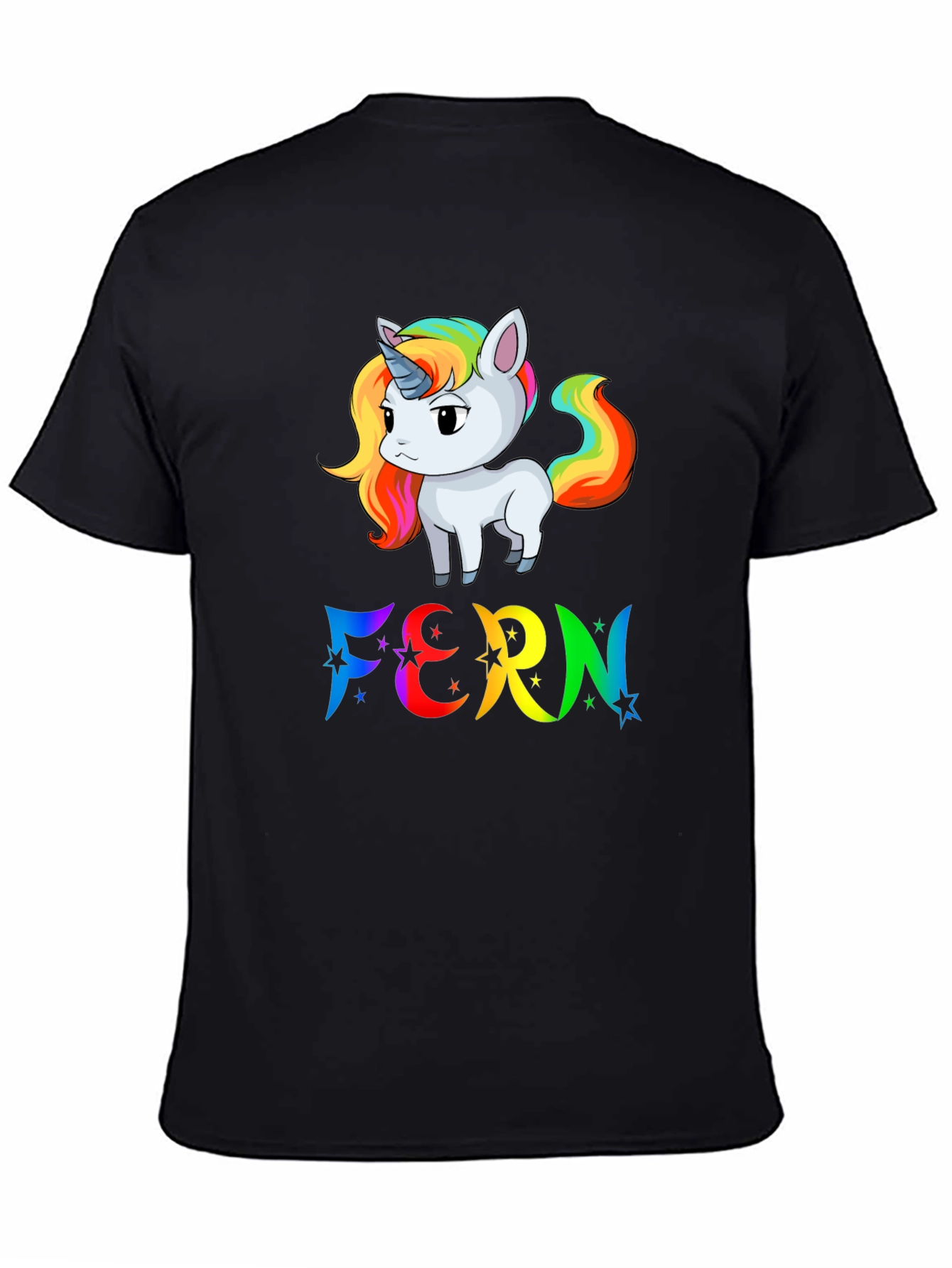 Rainbow Unicorn FERN T-Shirt