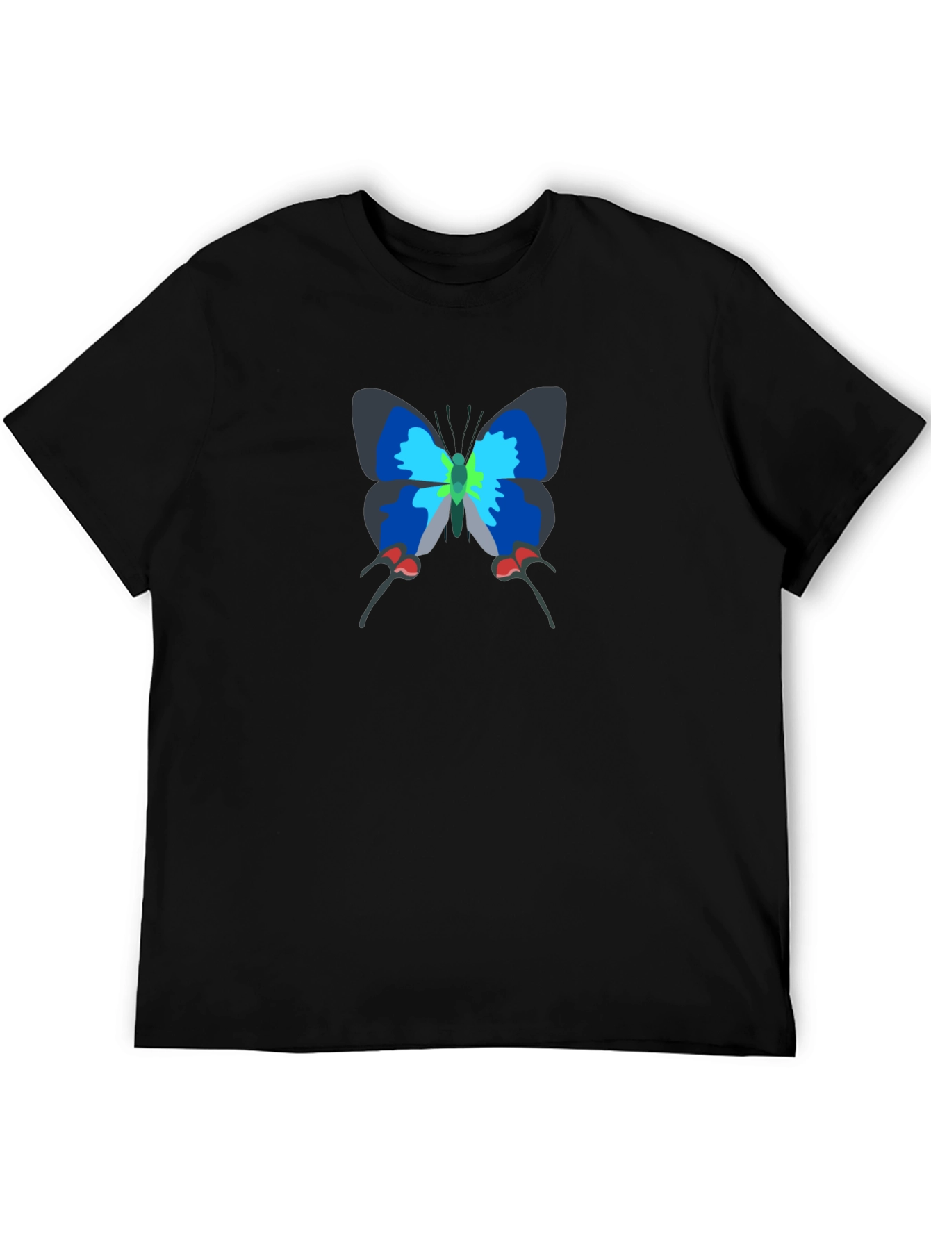 Butterfly Graphic Black T-Shirt