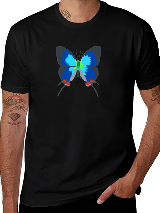 Butterfly Graphic Black T-Shirt
