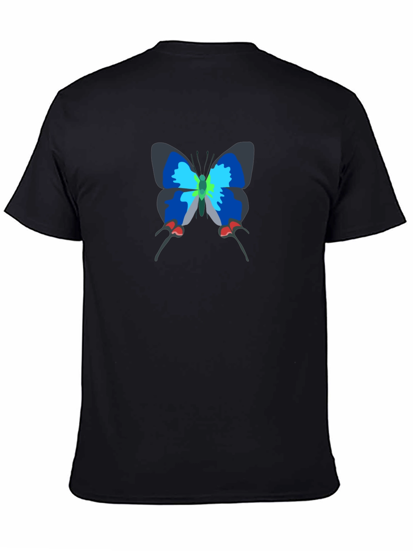 Butterfly Graphic Black T-Shirt