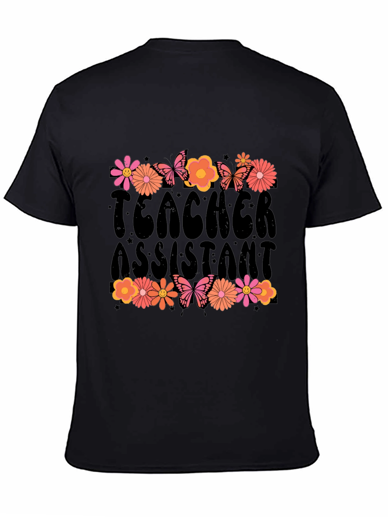 Teacher Assistant Floral T-Shirt