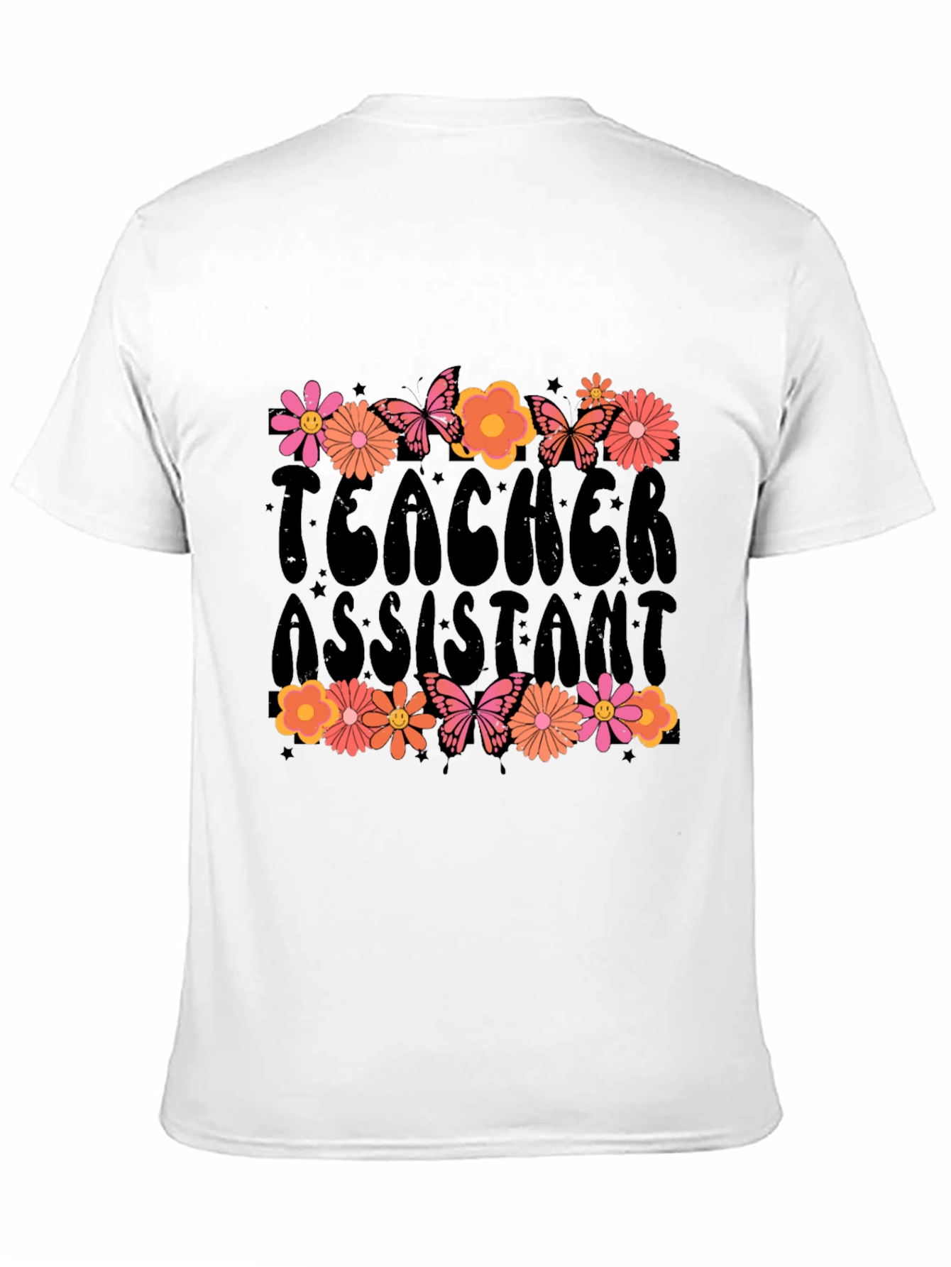 Teacher Assistant Floral T-Shirt