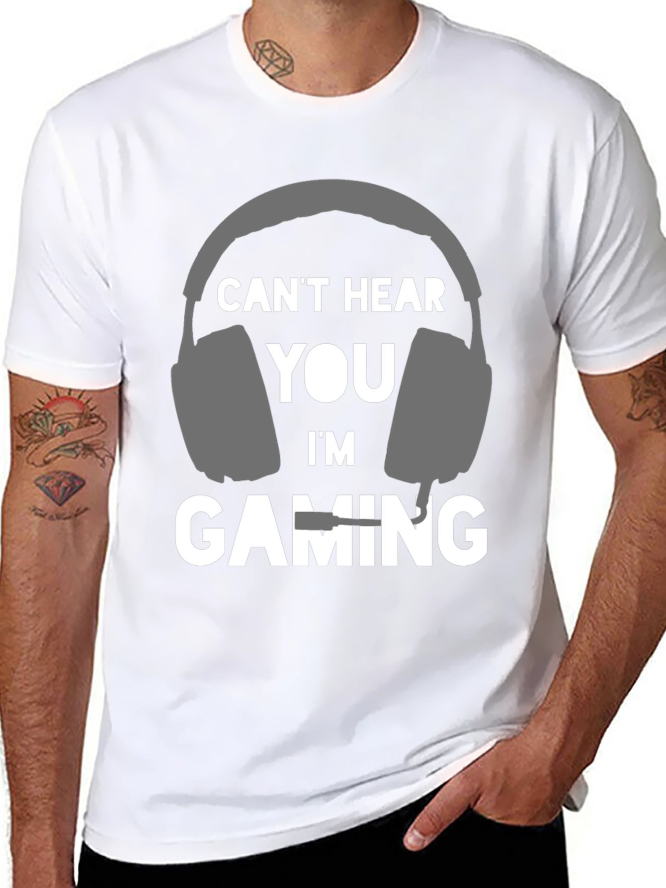 Cant Hear You Im Gaming T-Shirt