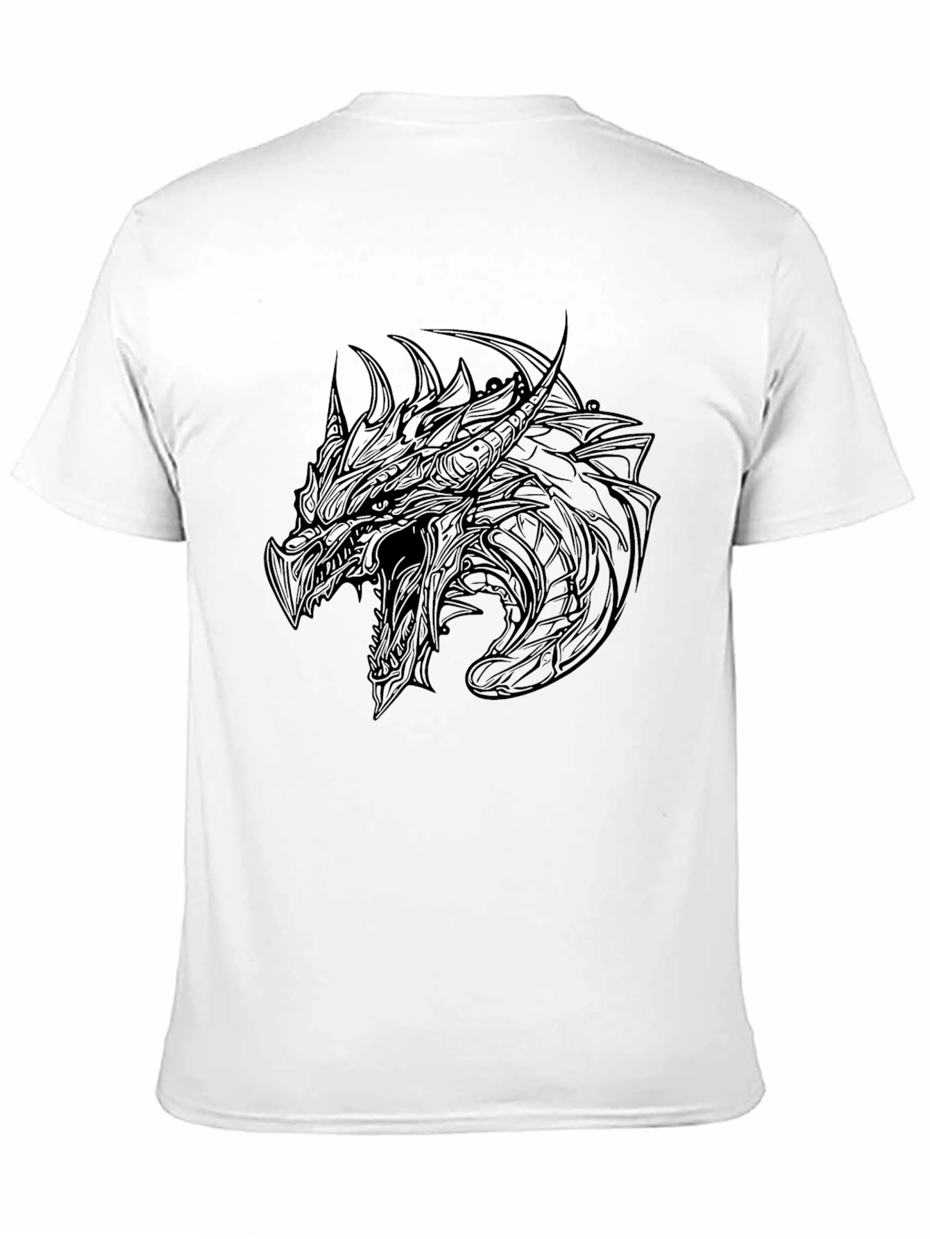 Dragon Graphic Black T-Shirt - Fantasy Tee
