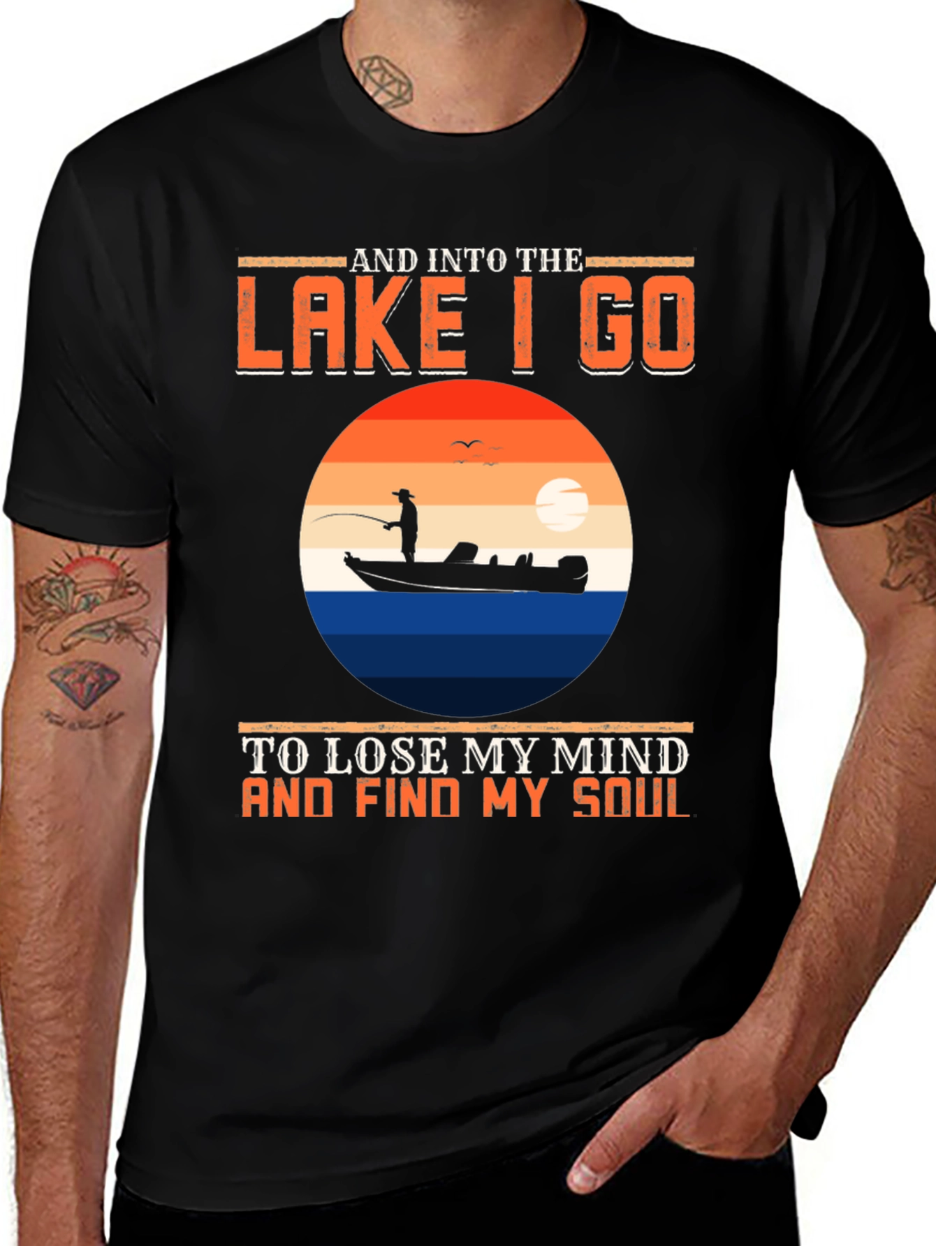 Lake Life T-Shirt - Fishing Design