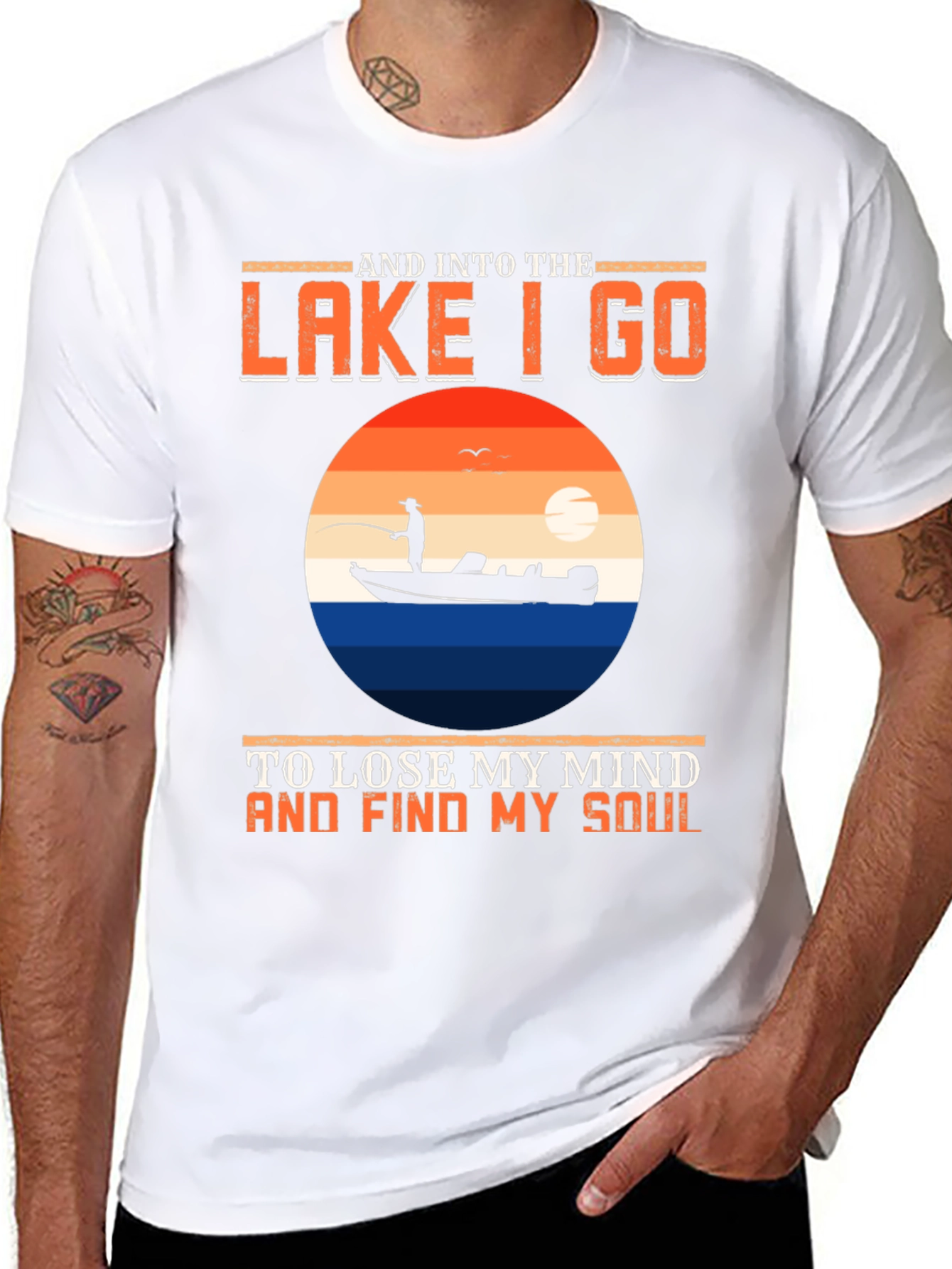 Lake Life T-Shirt - Fishing Design