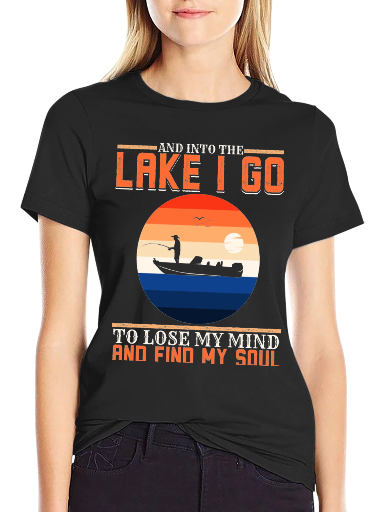 Lake Life T-Shirt - Fishing Design