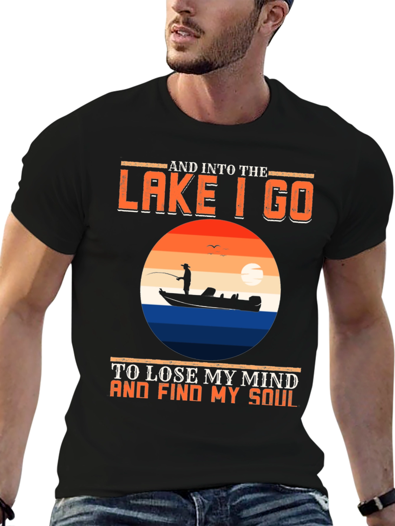Lake Life T-Shirt - Fishing Design