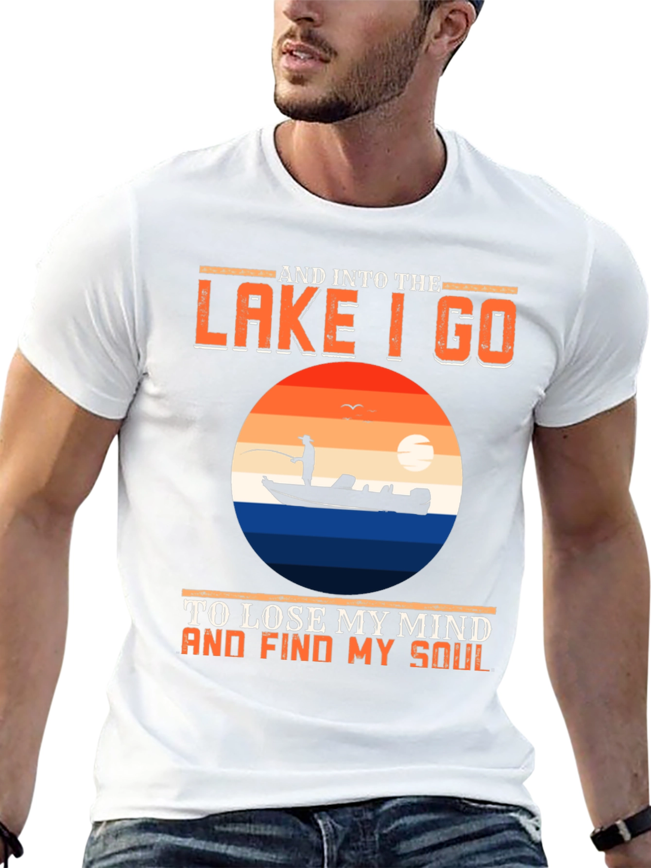 Lake Life T-Shirt - Fishing Design