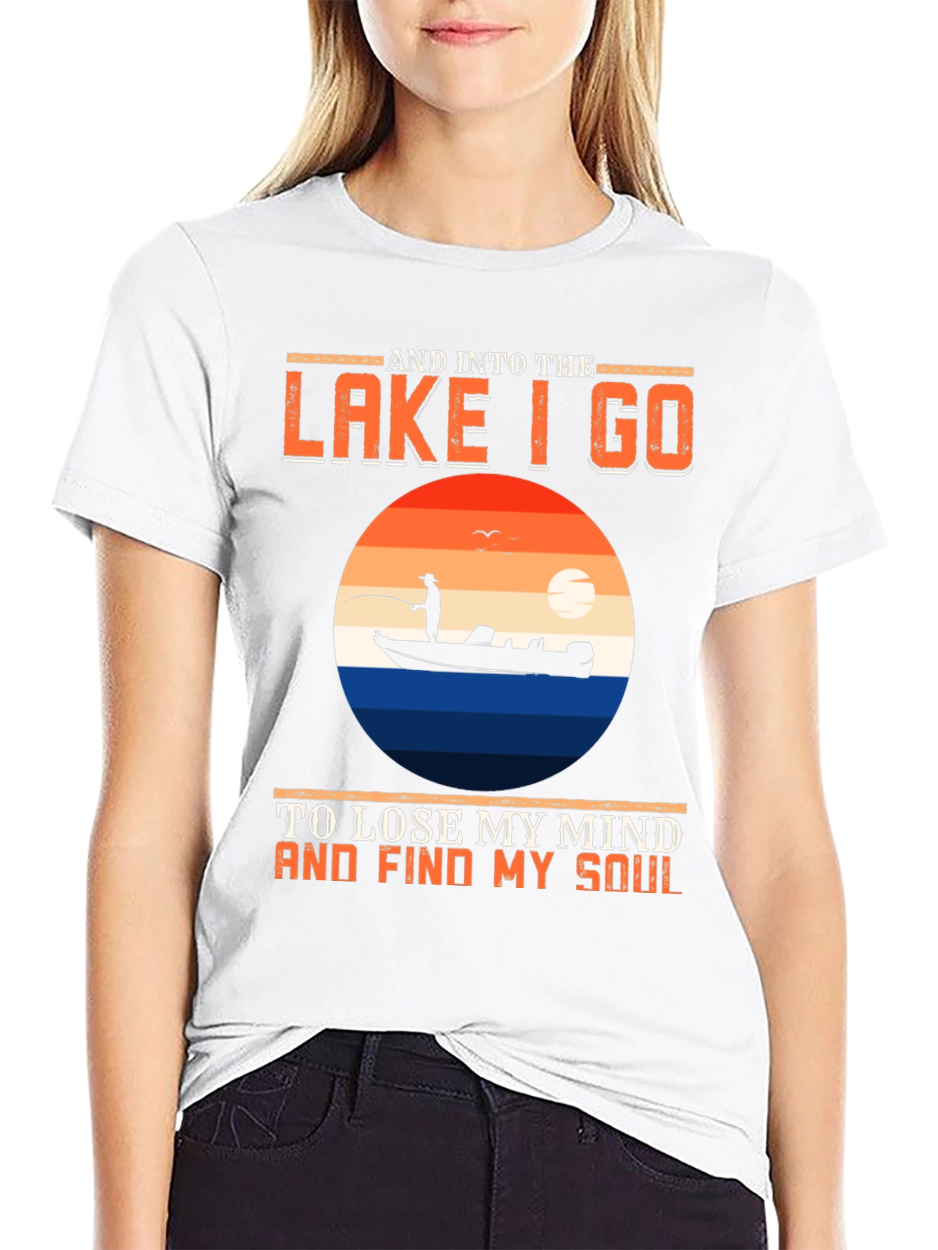 Lake Life T-Shirt - Fishing Design