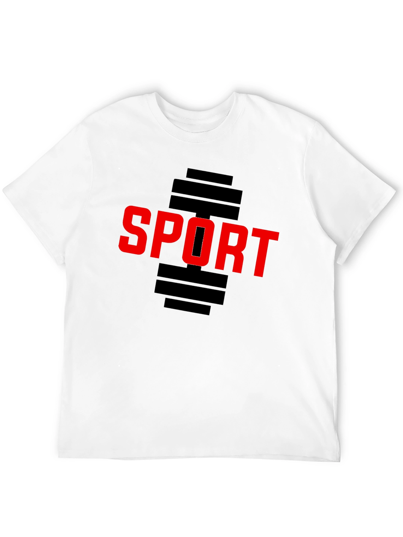Sport Graphic Black T-Shirt