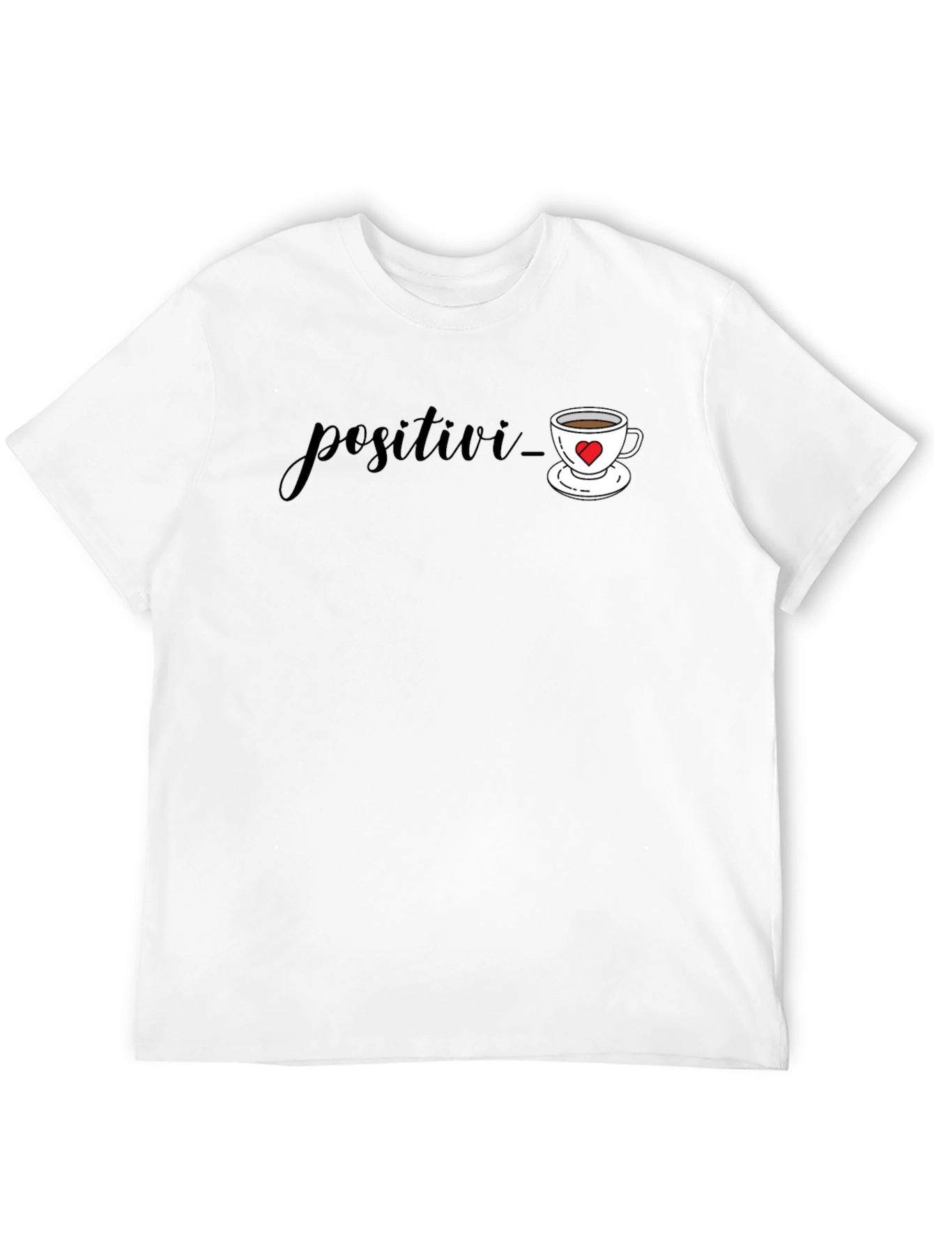 Positive Vibes Black Graphic Tee