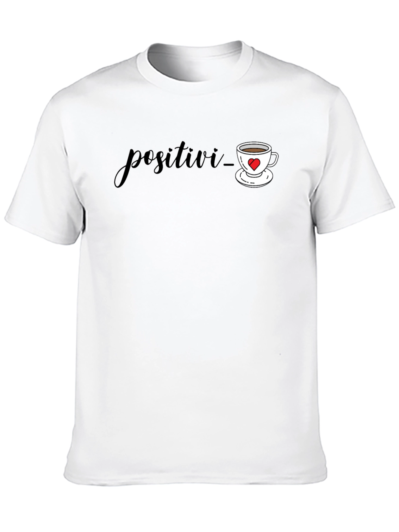 Positive Vibes Black Graphic Tee