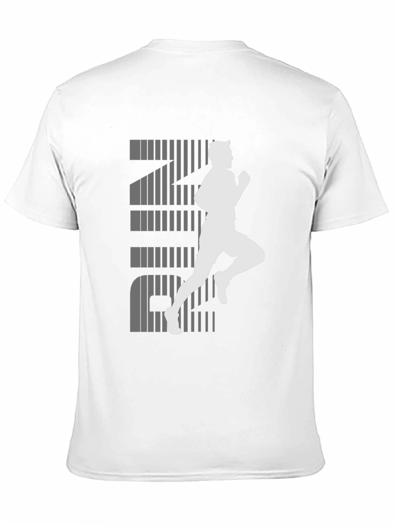 Mens Black RUN Graphic Tee