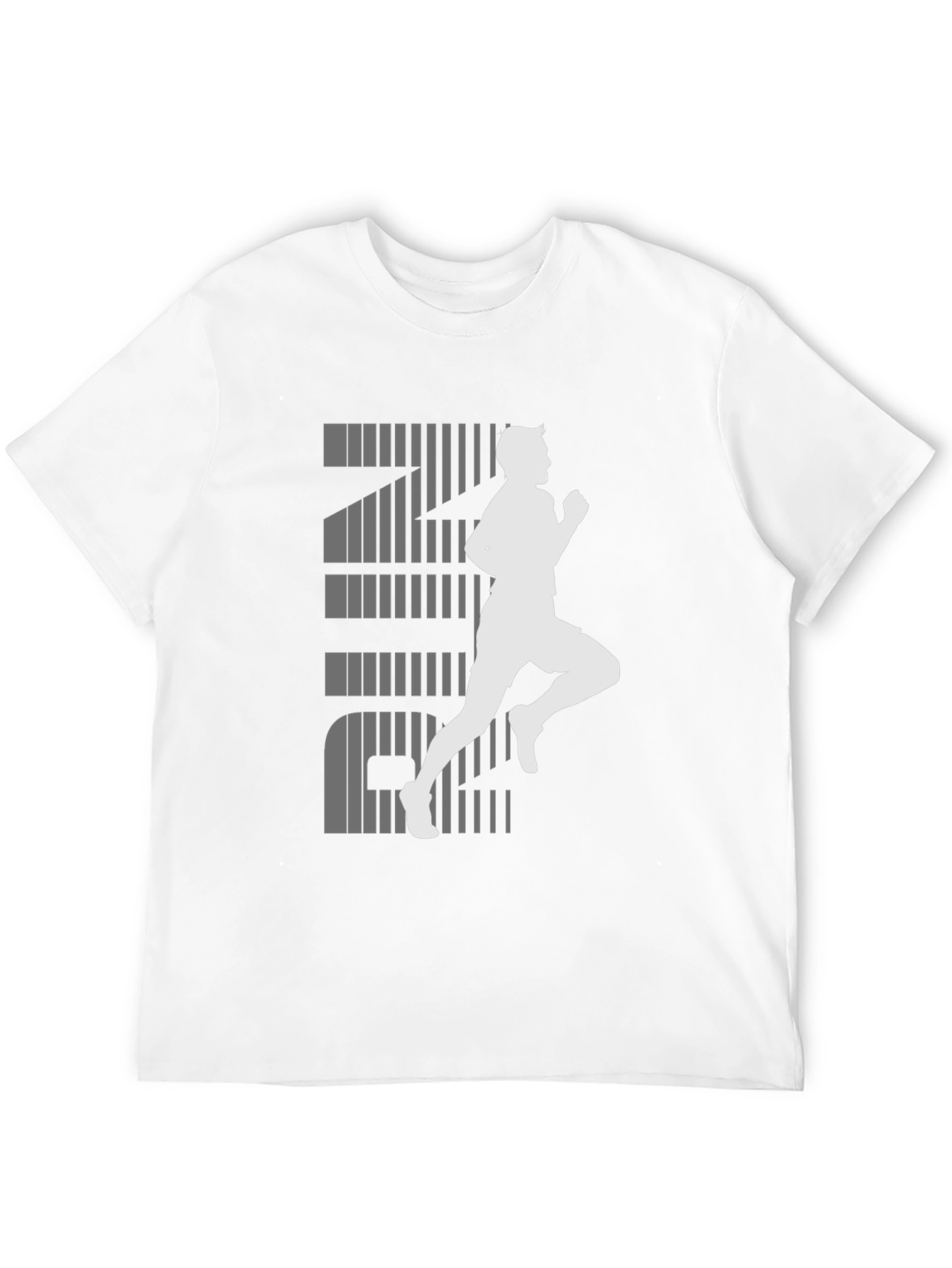 Mens Black RUN Graphic Tee