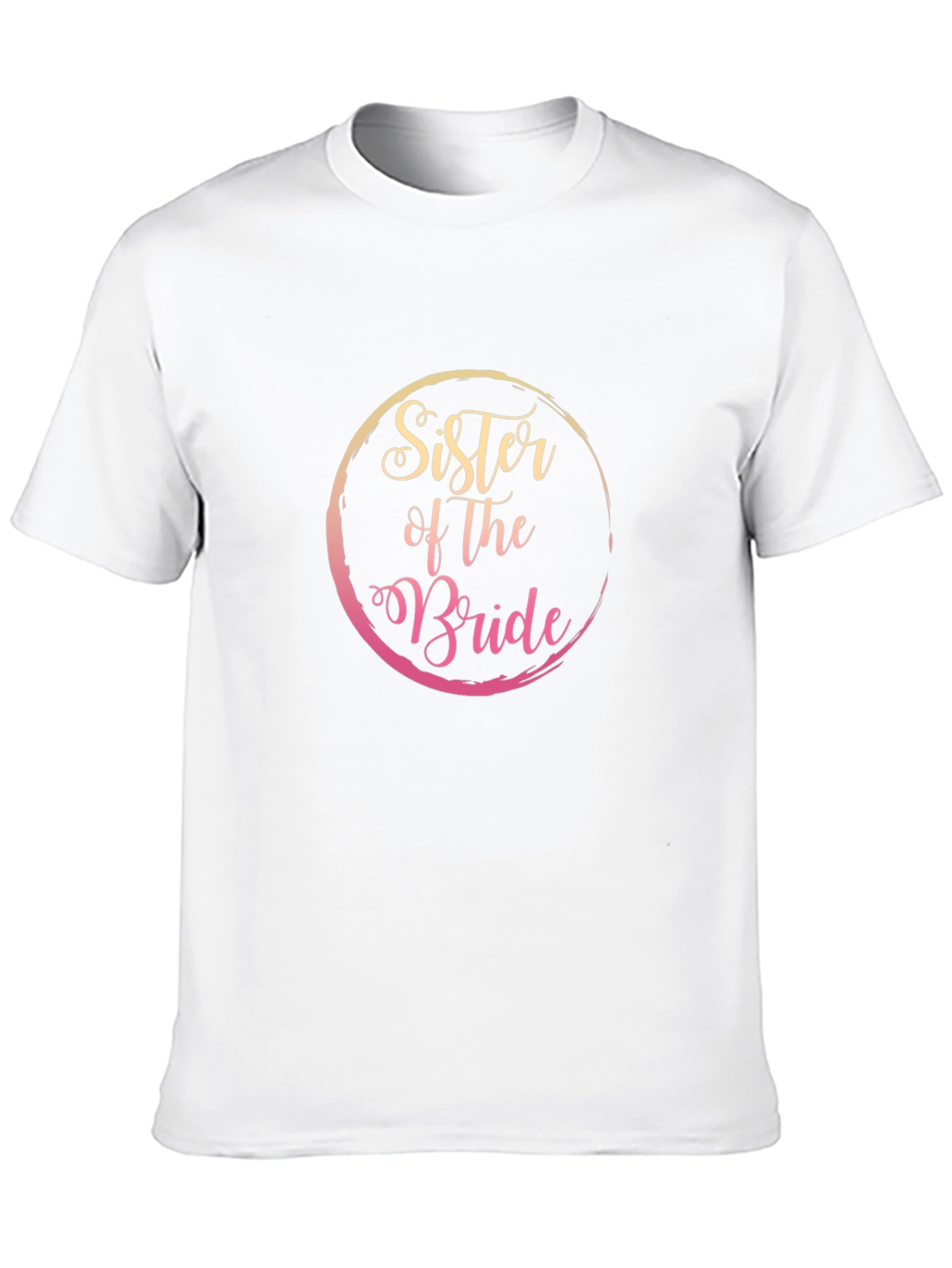 Sister of the Bride Black T-Shirt