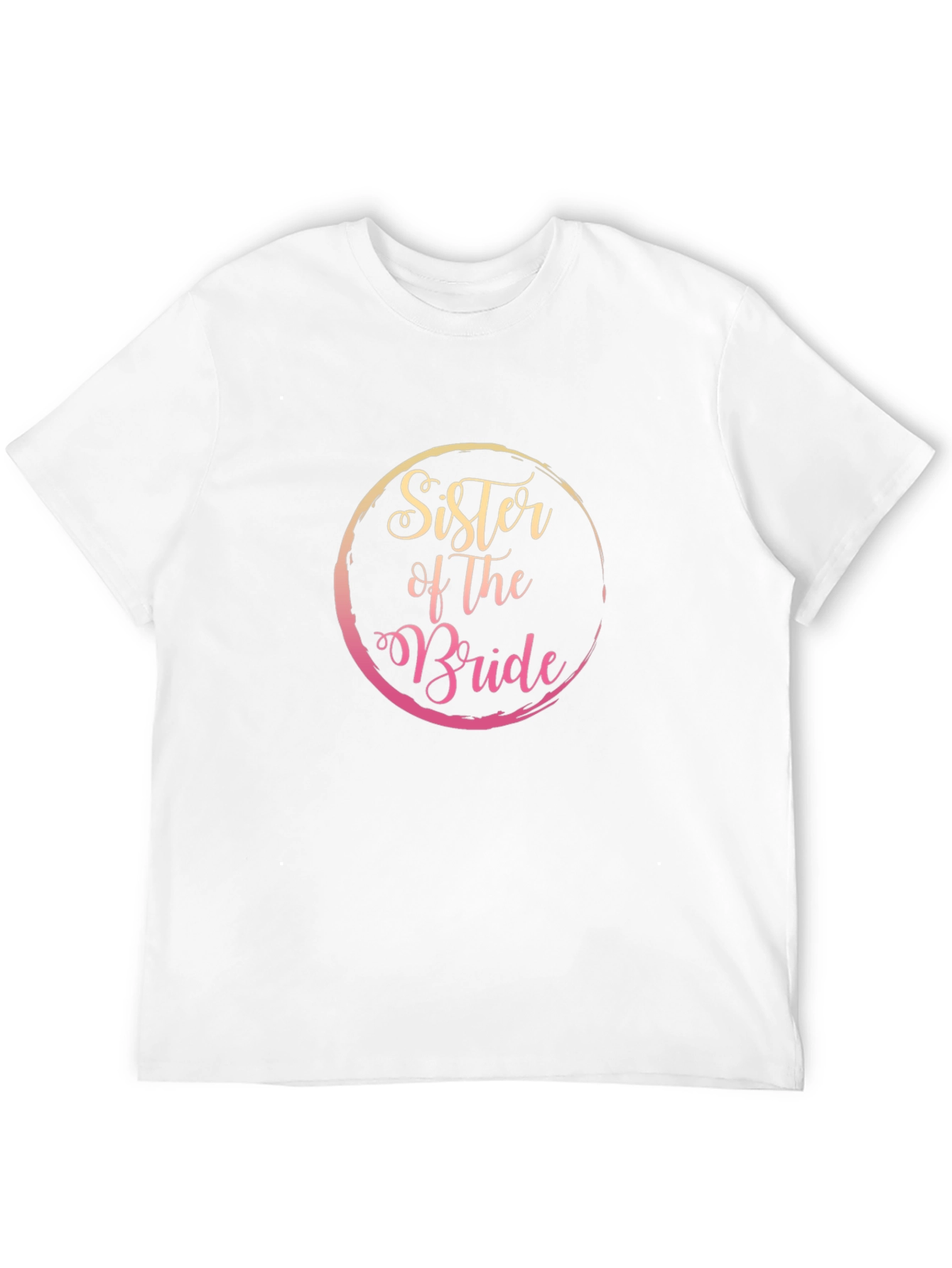 Sister of the Bride Black T-Shirt